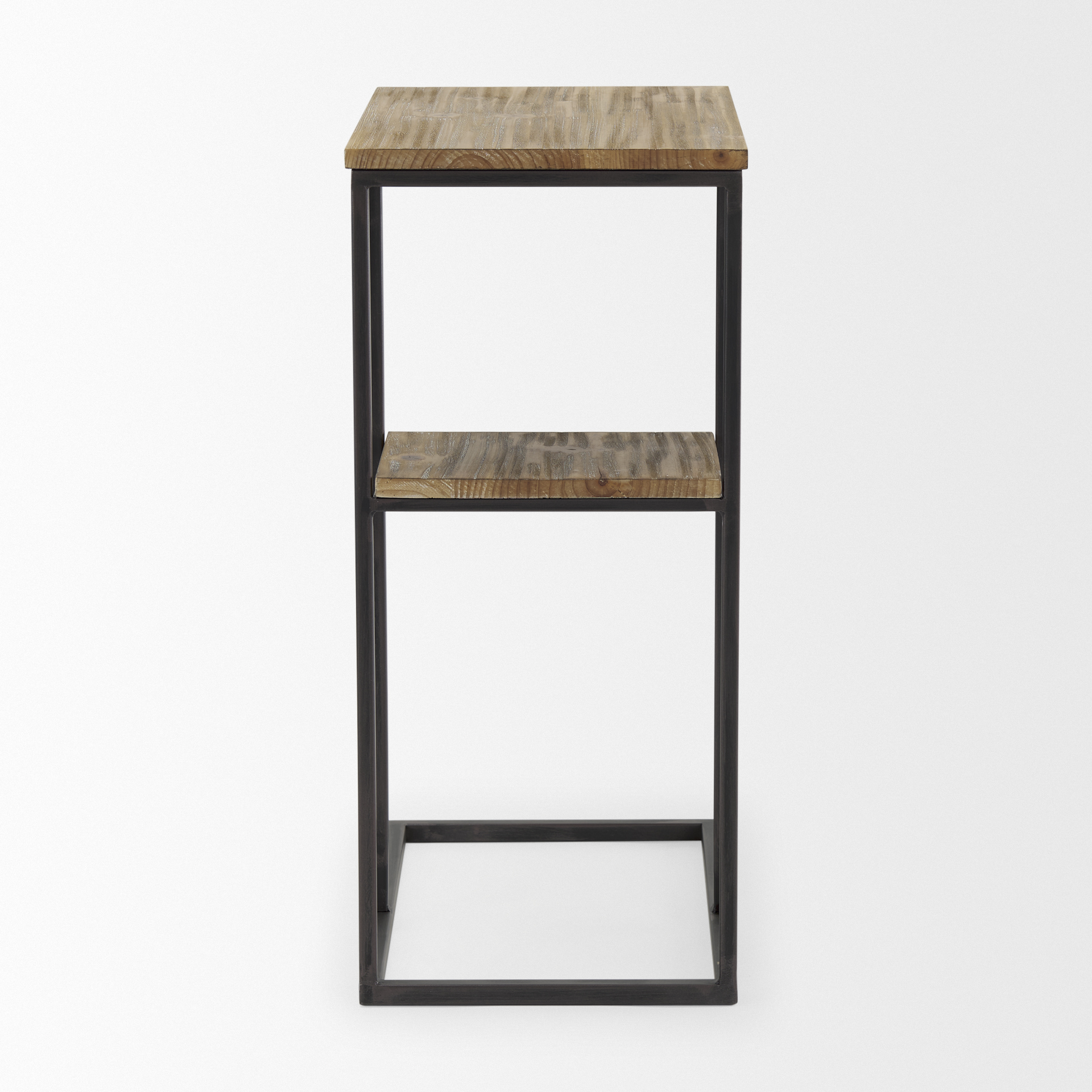 Mercana Ronin Rectangle Accent Table - Brown, Wood