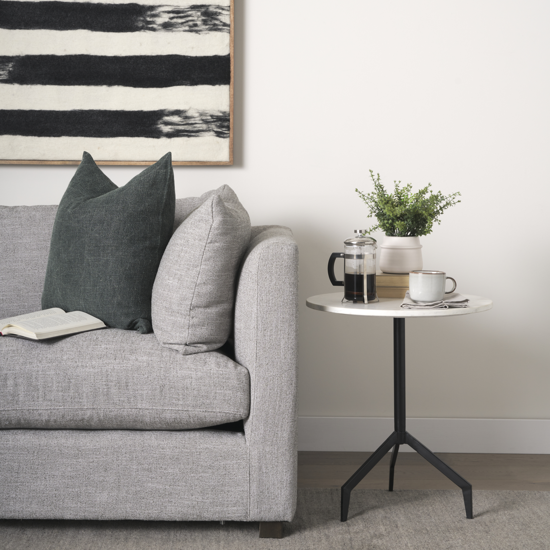 Mercana Serre Accent Table - Black, Metal