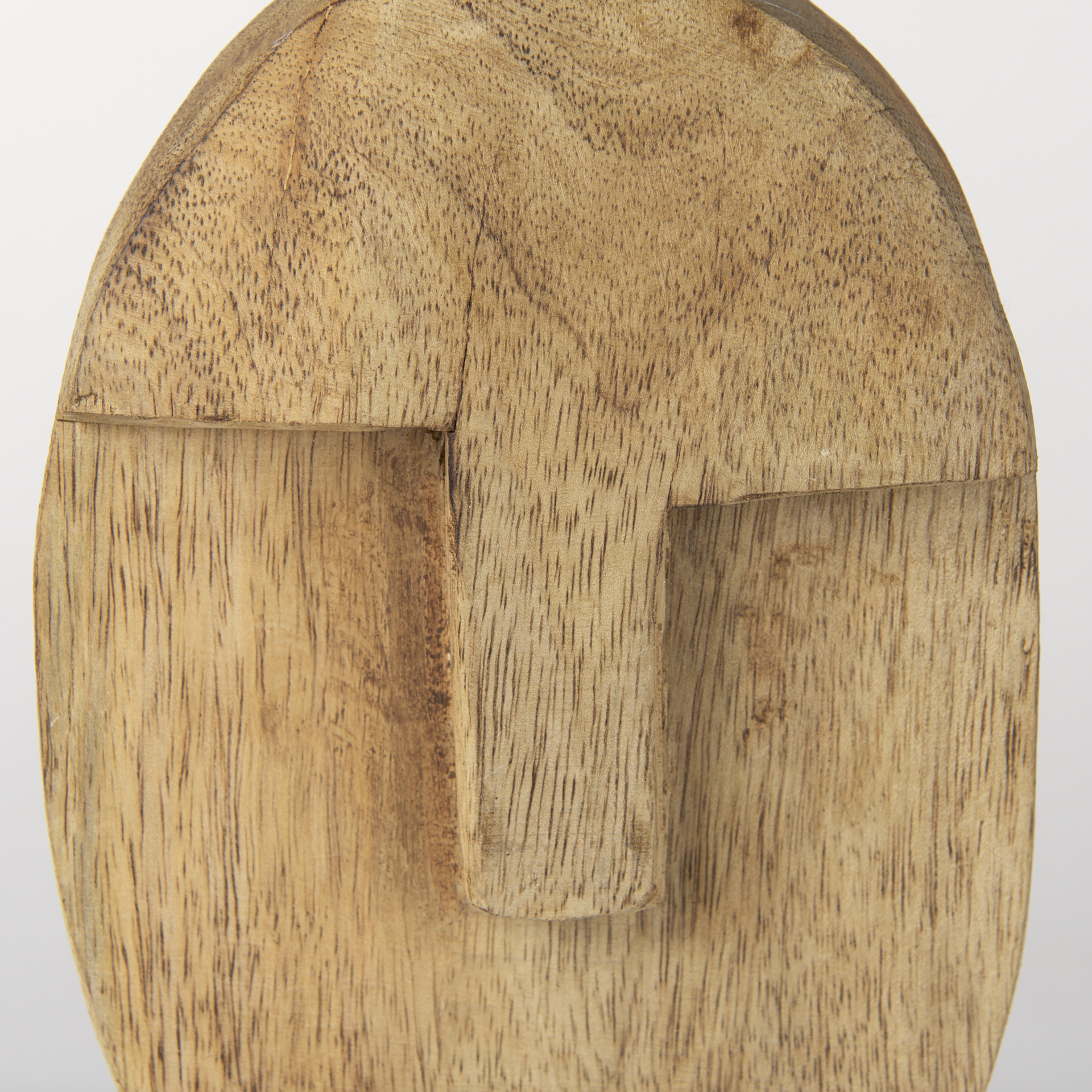 Mercana Ivan Medium Sculpture - Brown, Wood