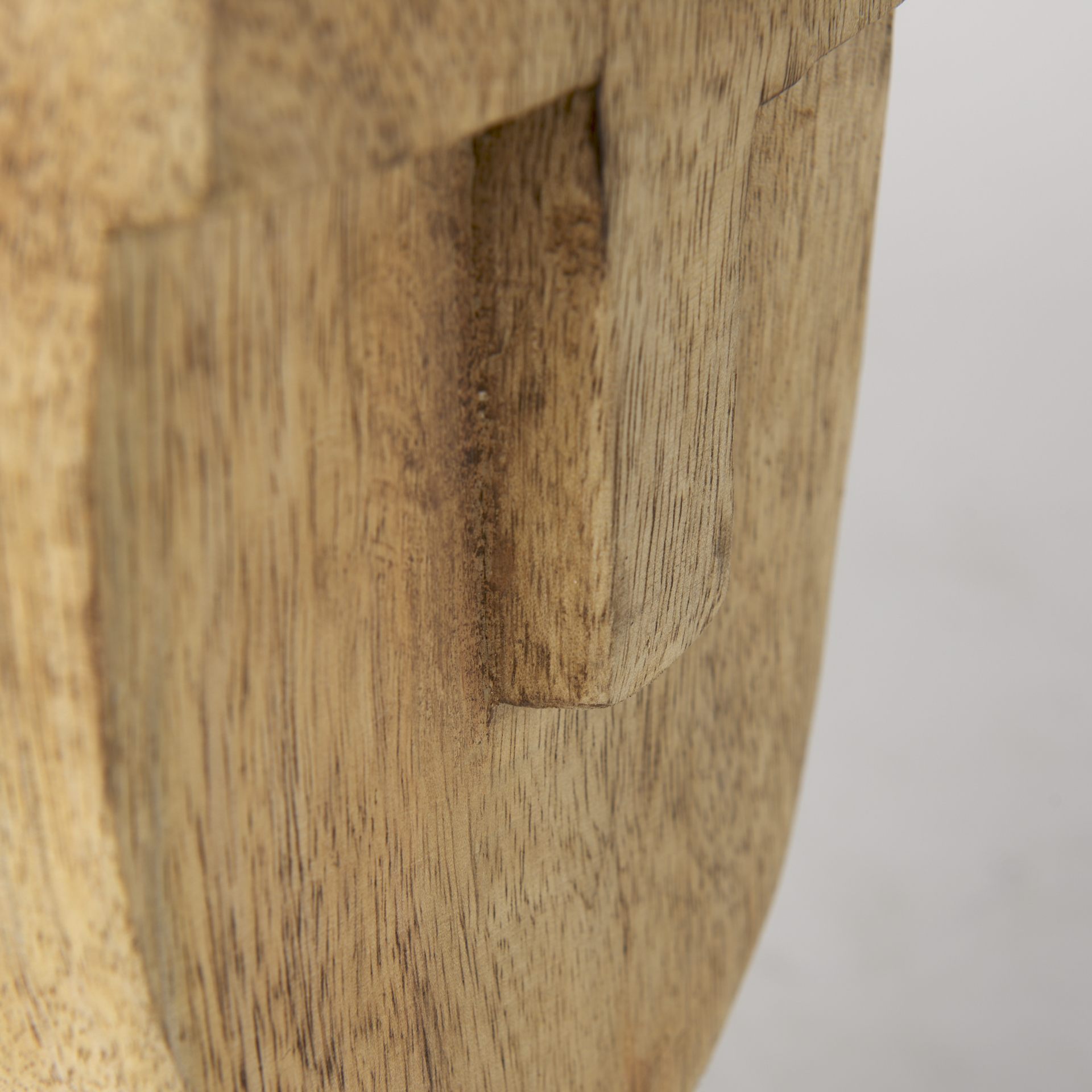 Mercana Ivan Medium Sculpture - Brown, Wood