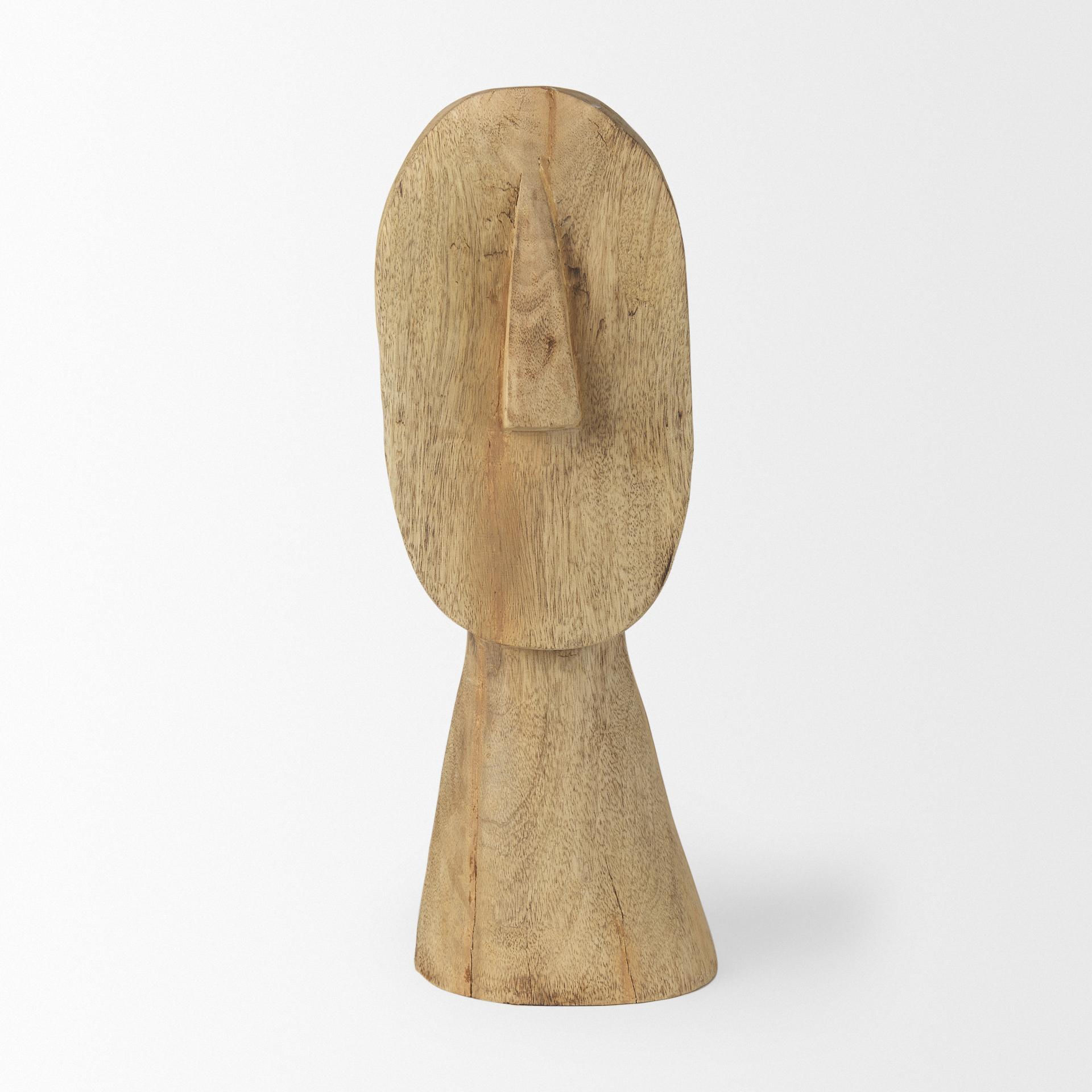 Mercana Ivan Large Sculpture - Brown, Wood