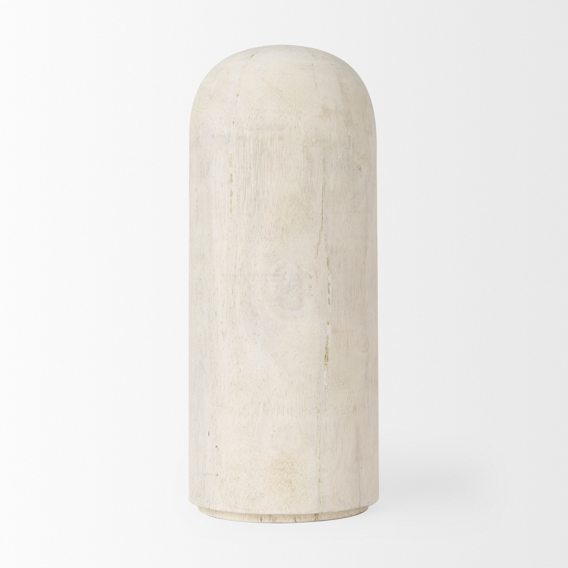 Mercana Knox Tall Object - White, Wood