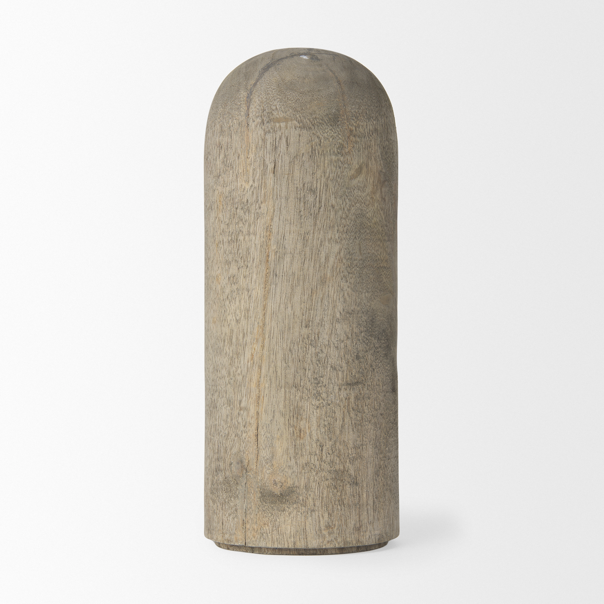 Mercana Knox Tall Object - Gray, Wood