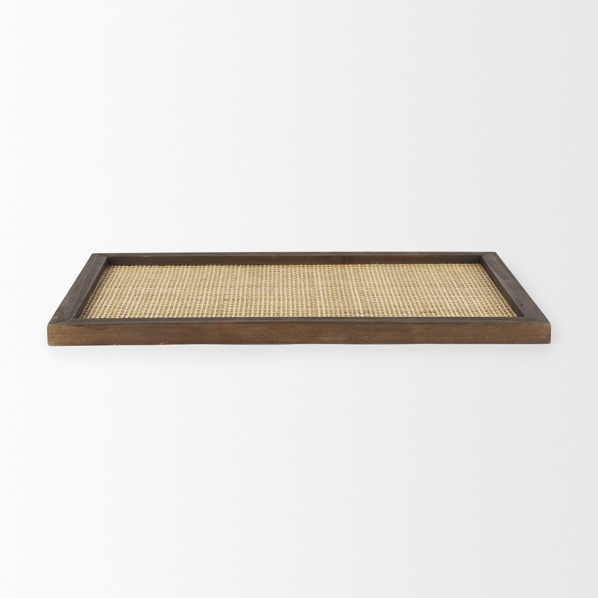 Mercana Silas Round Tray - Brown, Wood