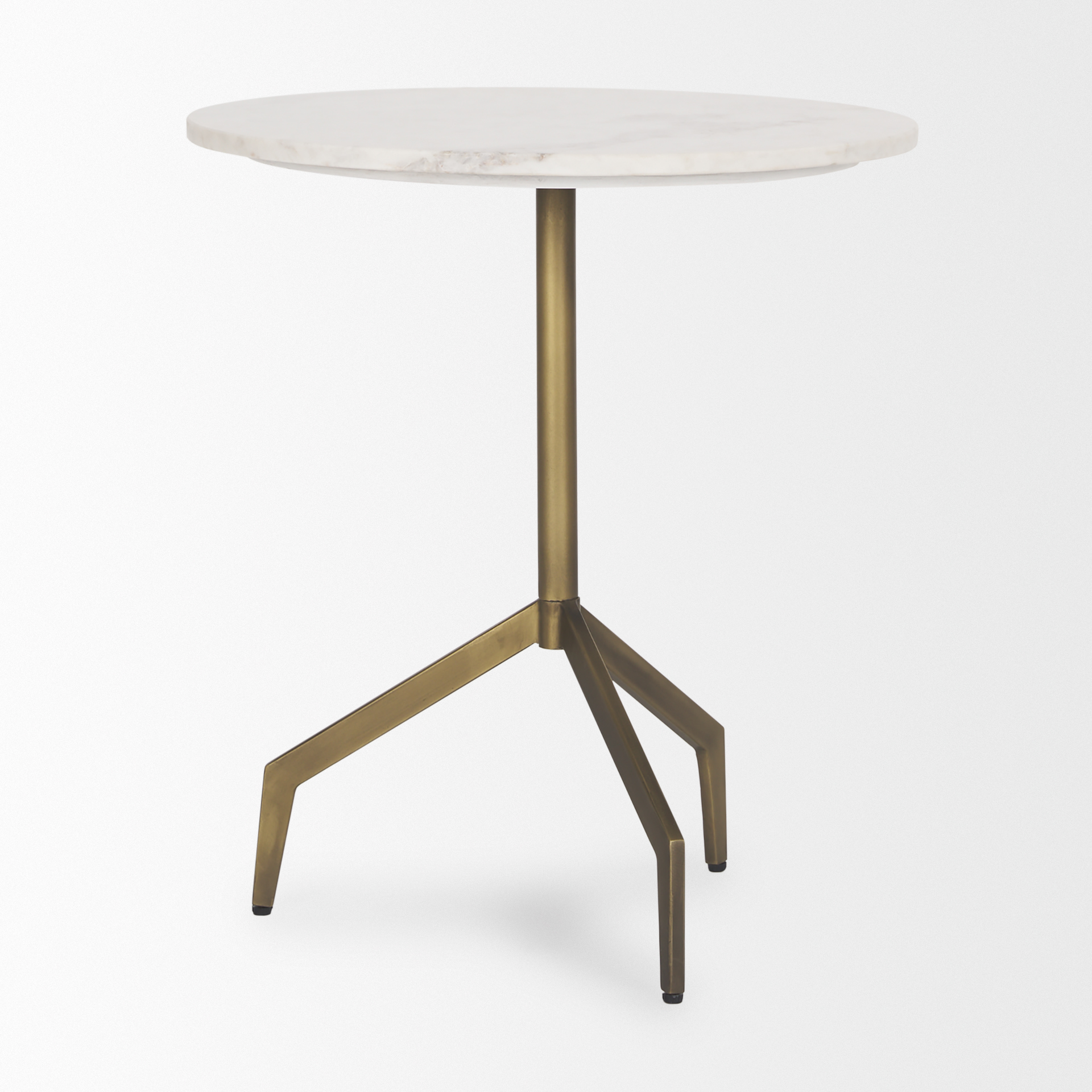 Mercana Serre Accent Table - Gold, Metal
