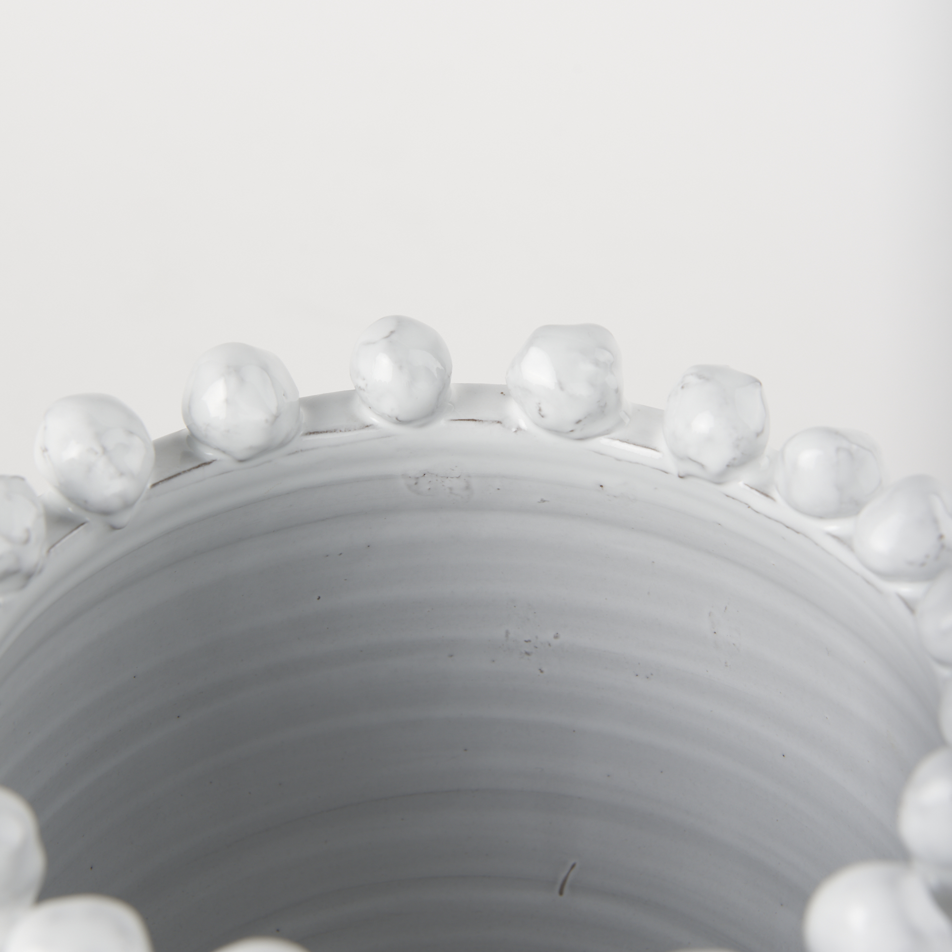 Mercana Basin Small Vase - White, Ceramic