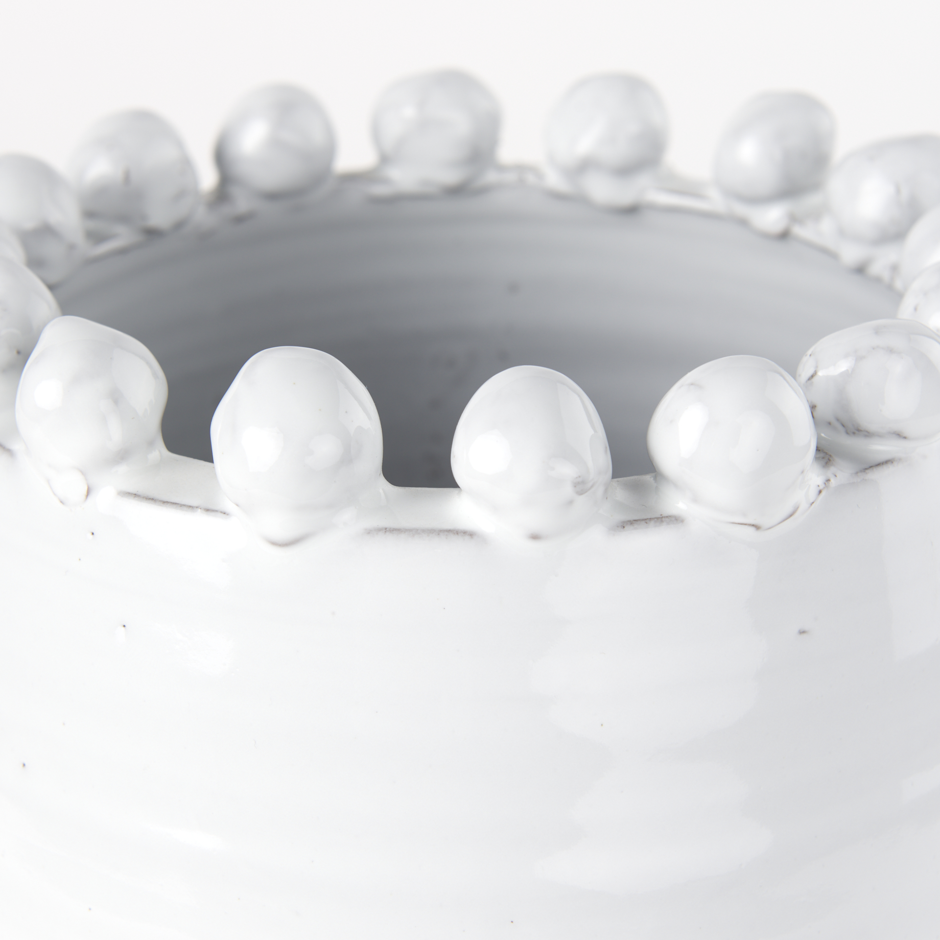 Mercana Basin Medium Vase - White, Ceramic