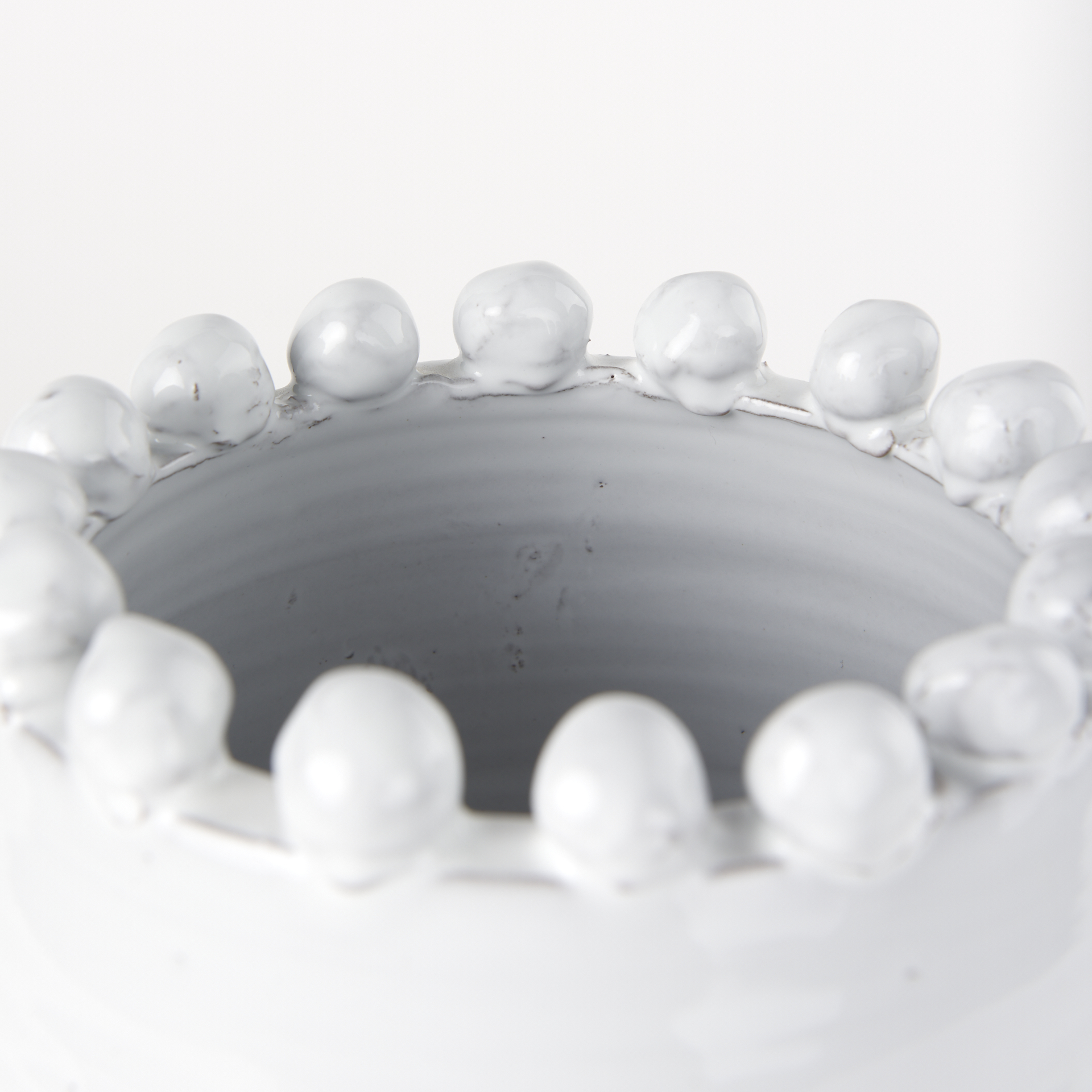 Mercana Basin Medium Vase - White, Ceramic