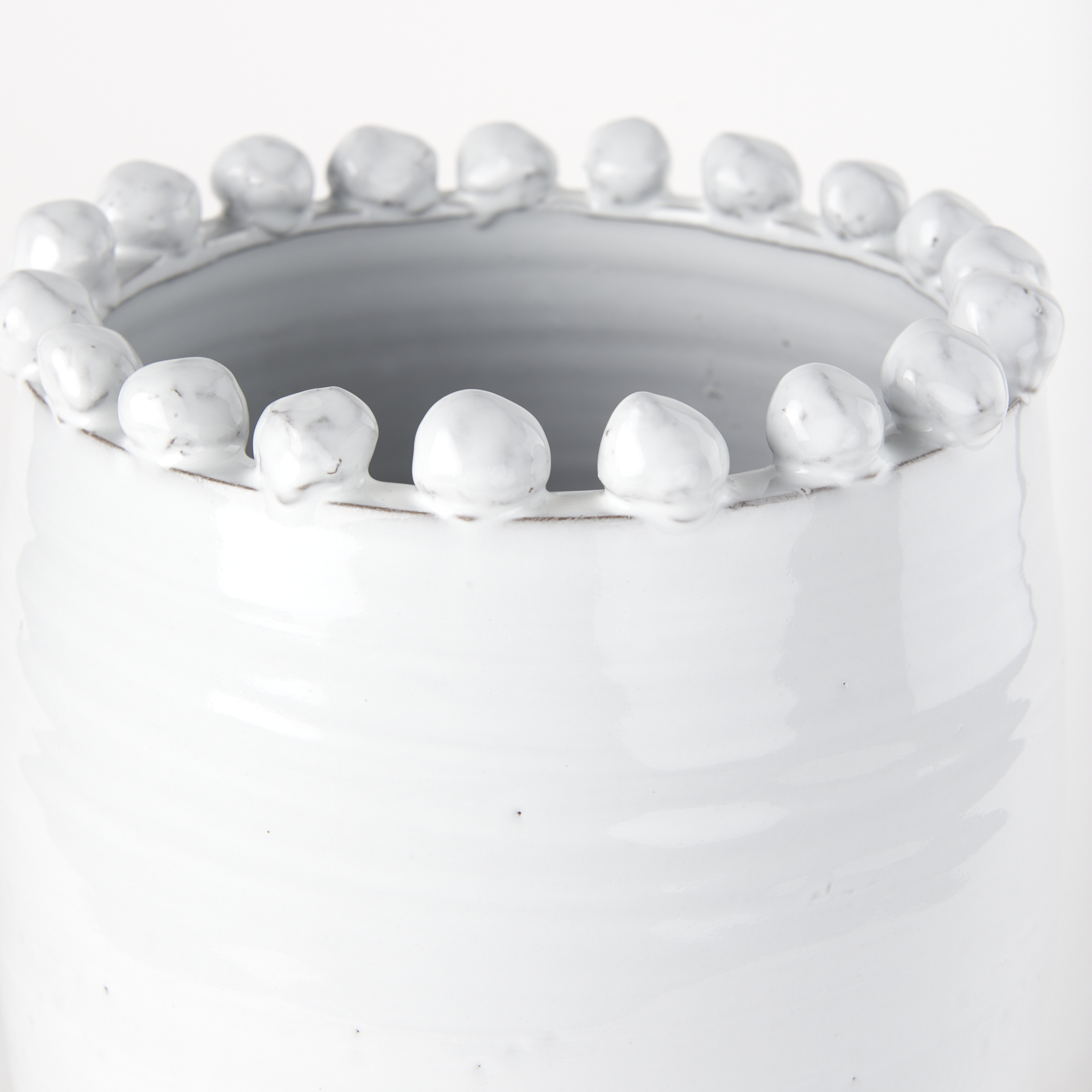 Mercana Basin Large Vase - White, Ceramic