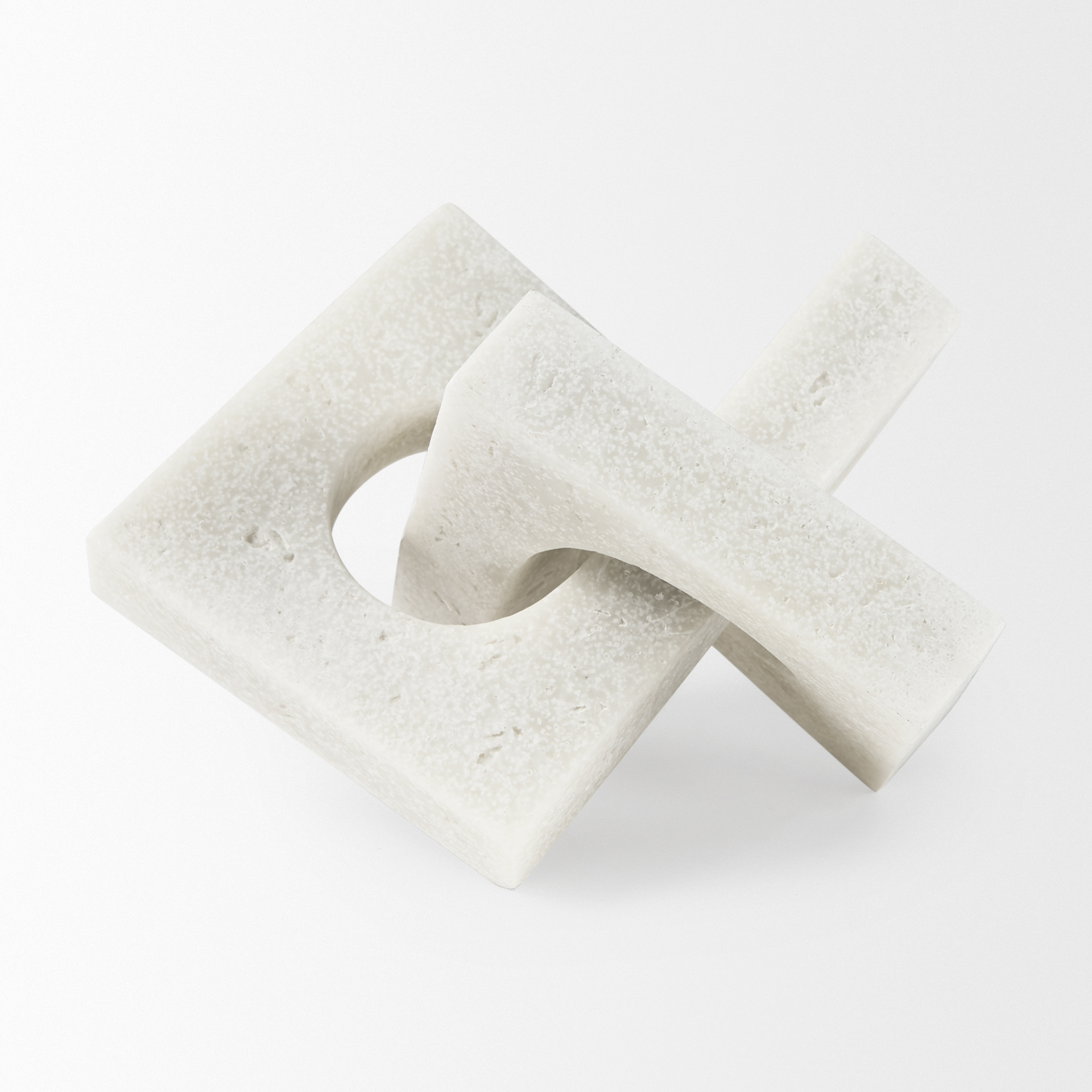 Mercana Linx Small Object - White, Resin