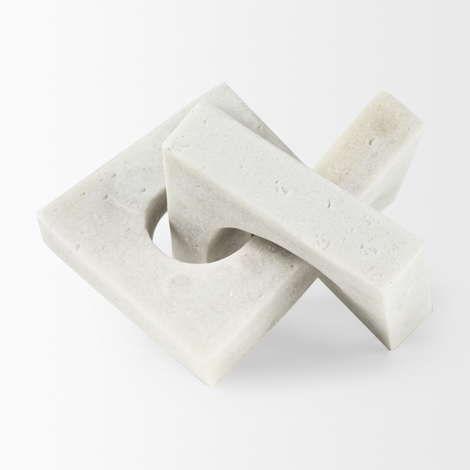Mercana Linx Large Object - White, Resin