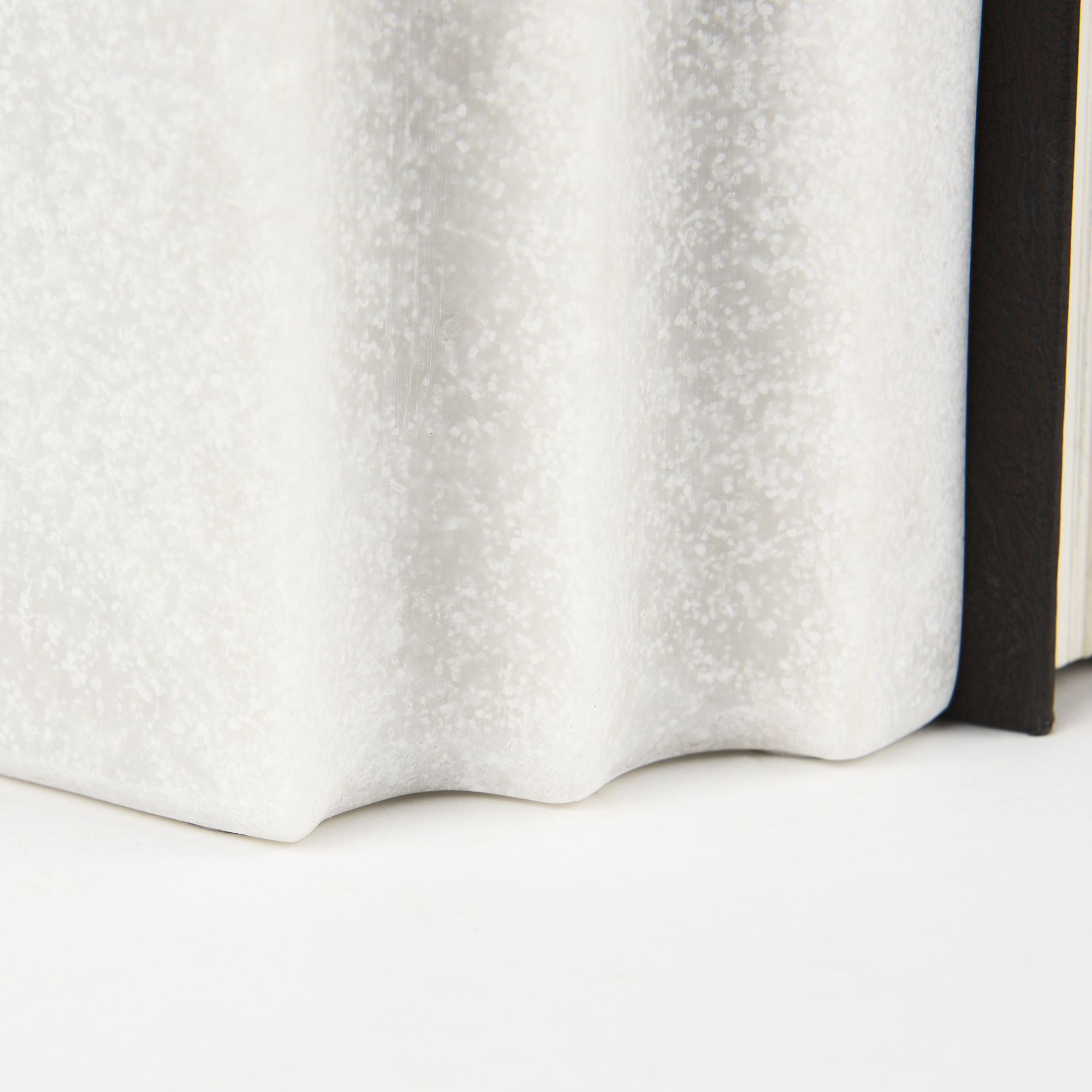 Mercana Empire Resin Arc Book End Set - Granite