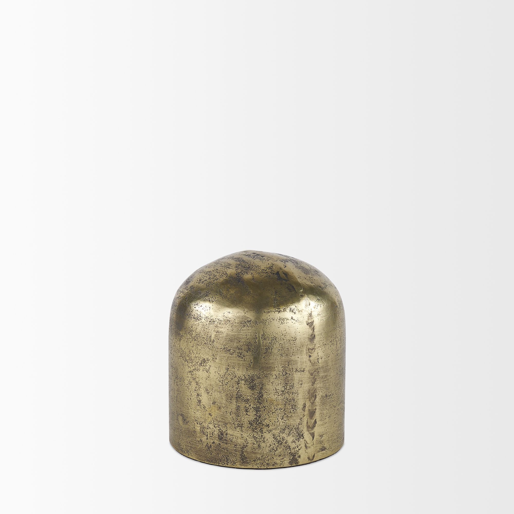 Mercana Quonset Short Aluminum Metal Ornament - Brass