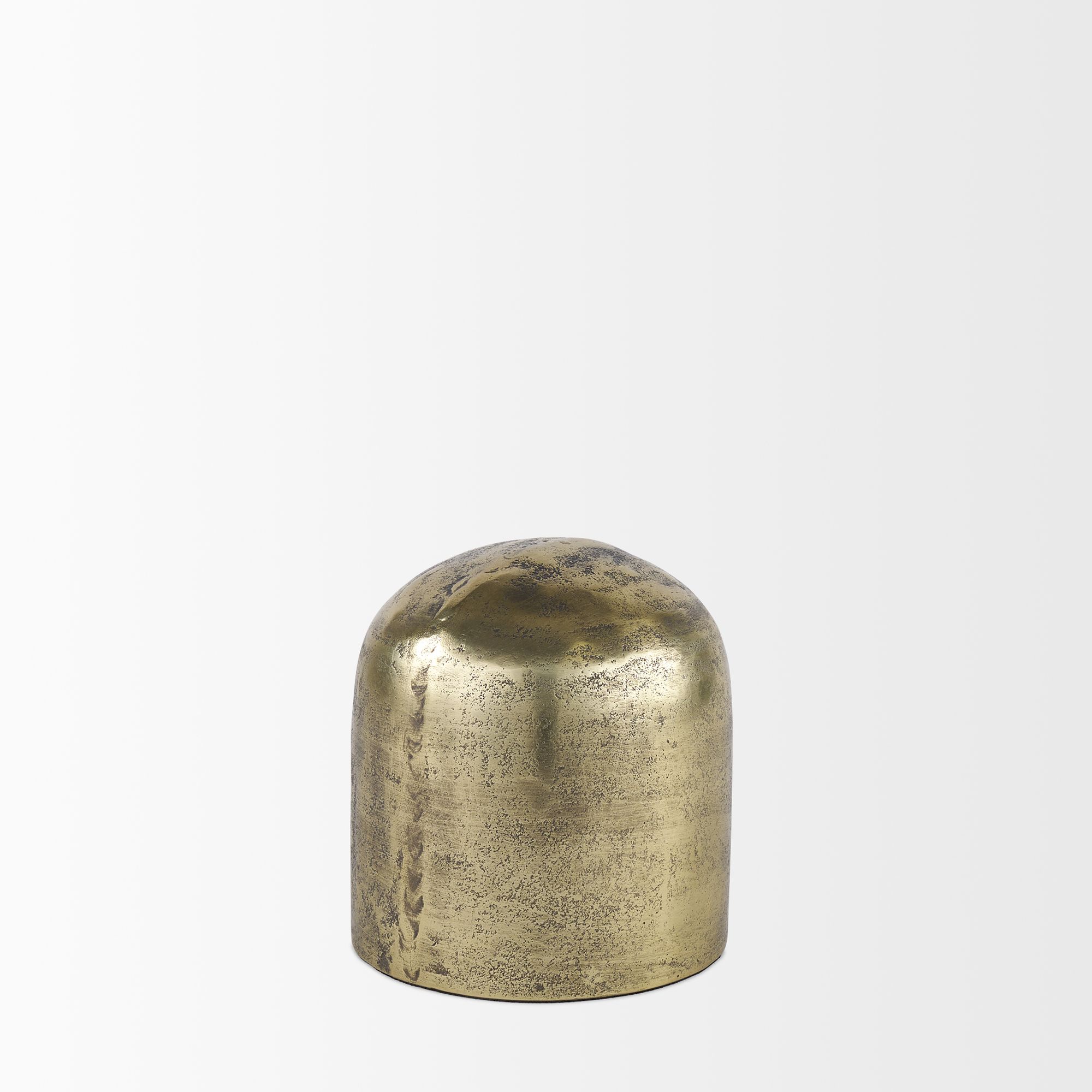 Mercana Quonset Short Aluminum Metal Ornament - Brass