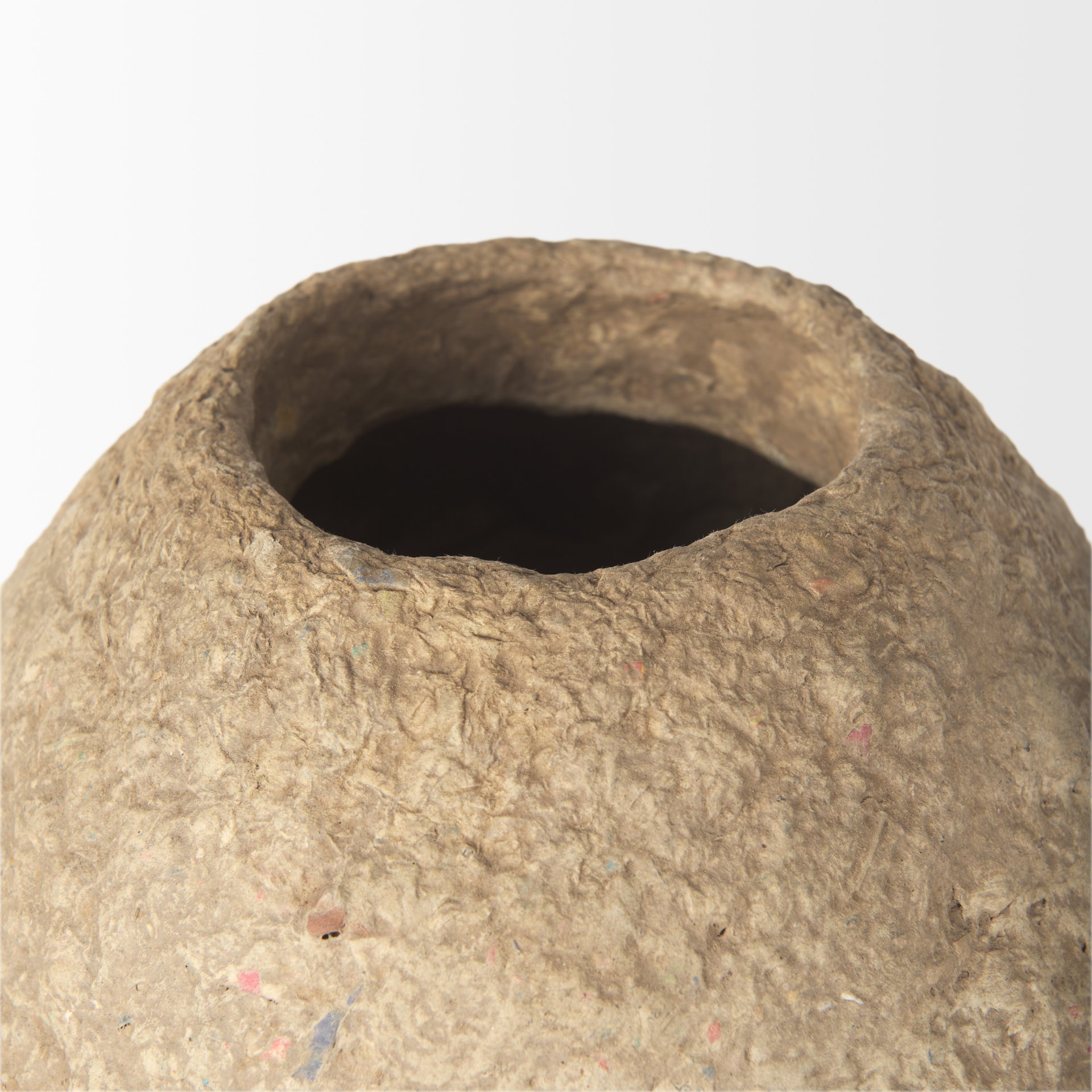 Mercana Rundal Vase - Beige, H18"