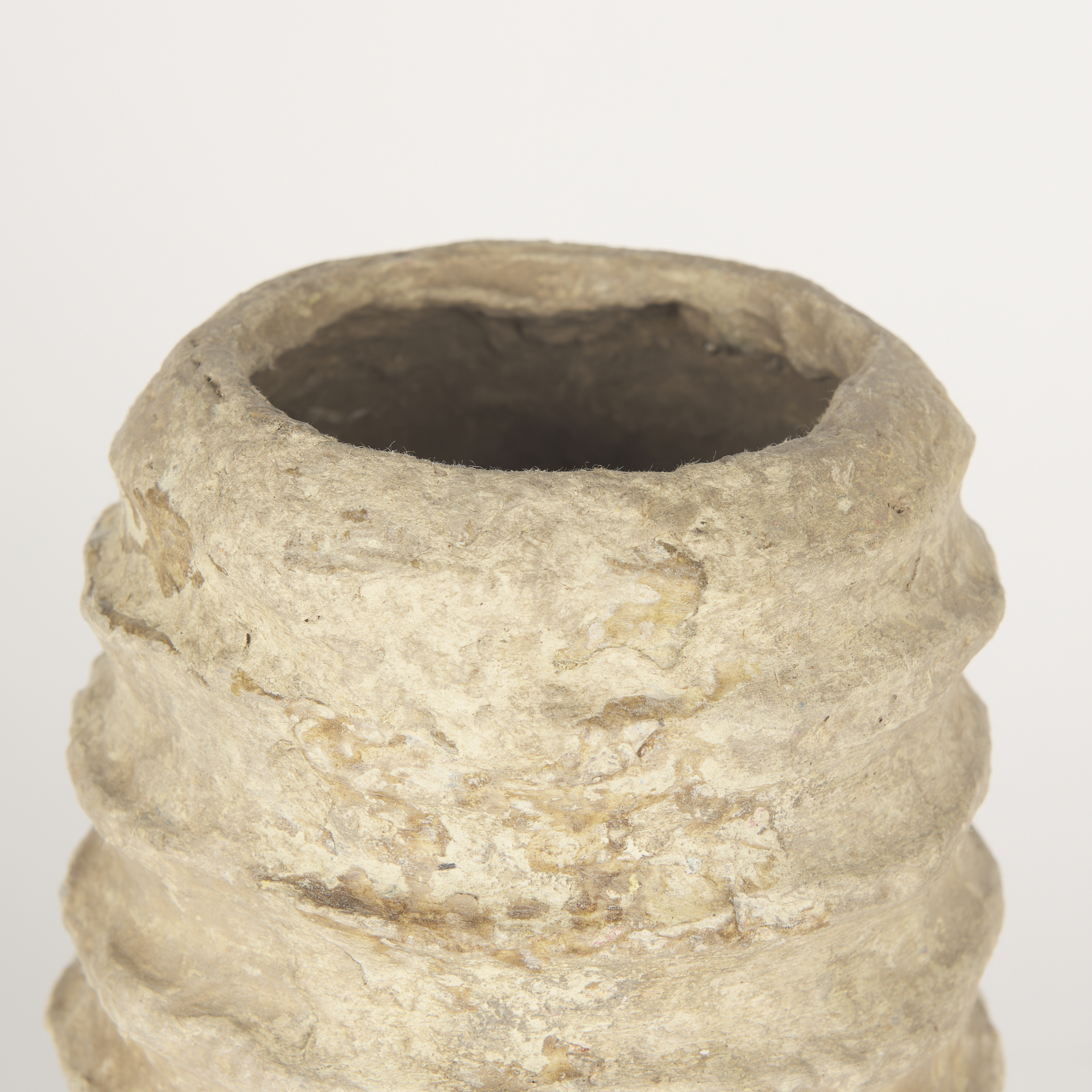Mercana Kamli Small Vase - Beige, Paper