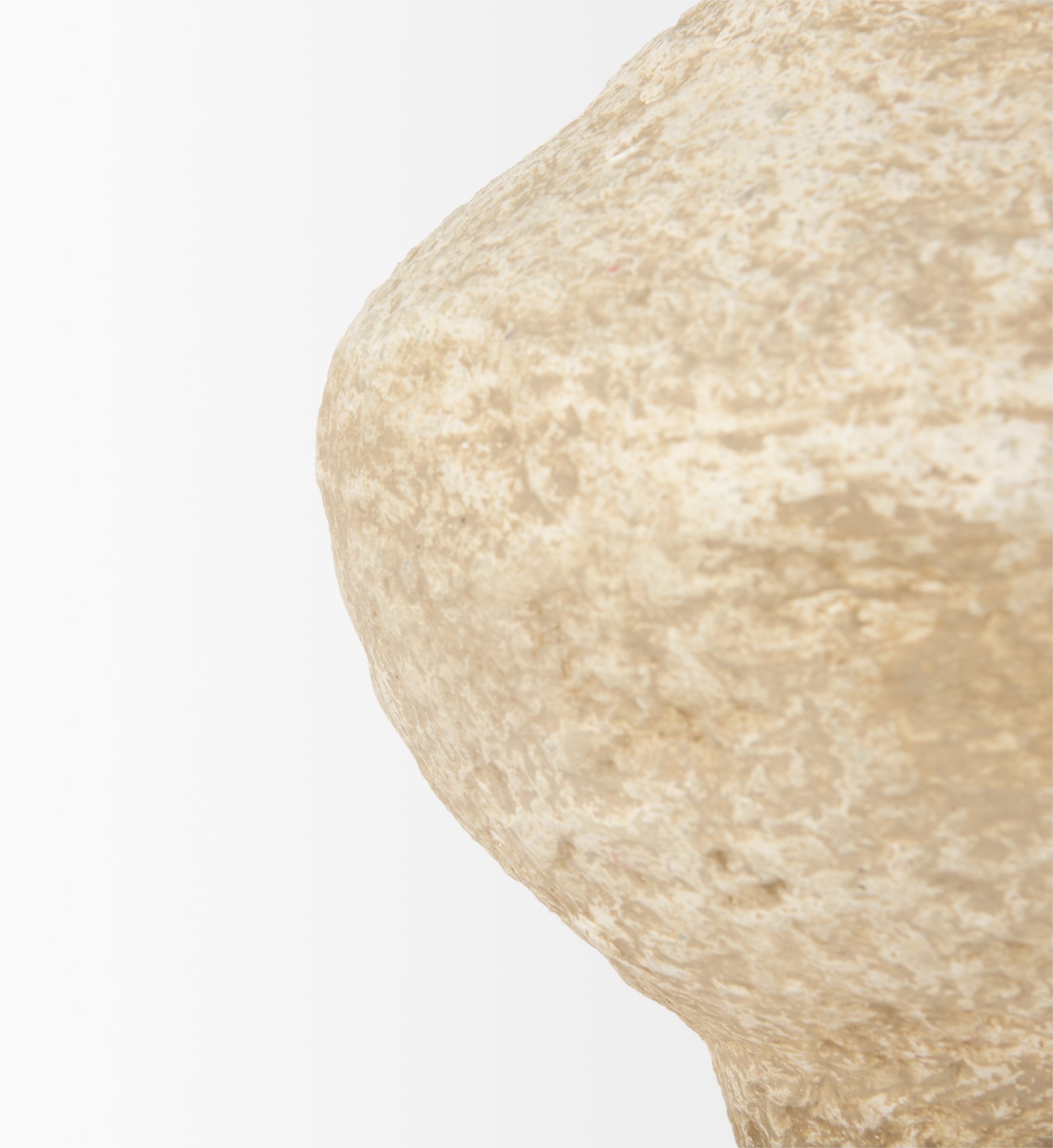 Mercana Ritu Pot Small Vase - Beige, Paper