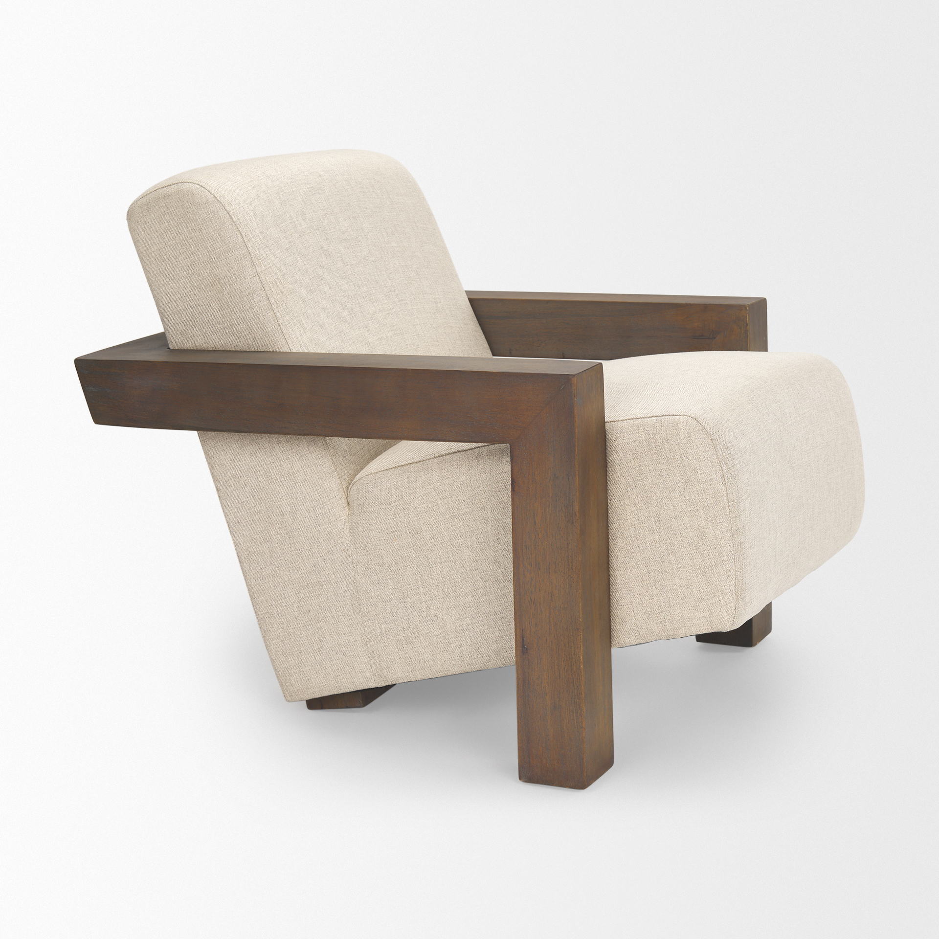 Mercana Sovereign Upholstered Accent Chair - Brown, Fabric