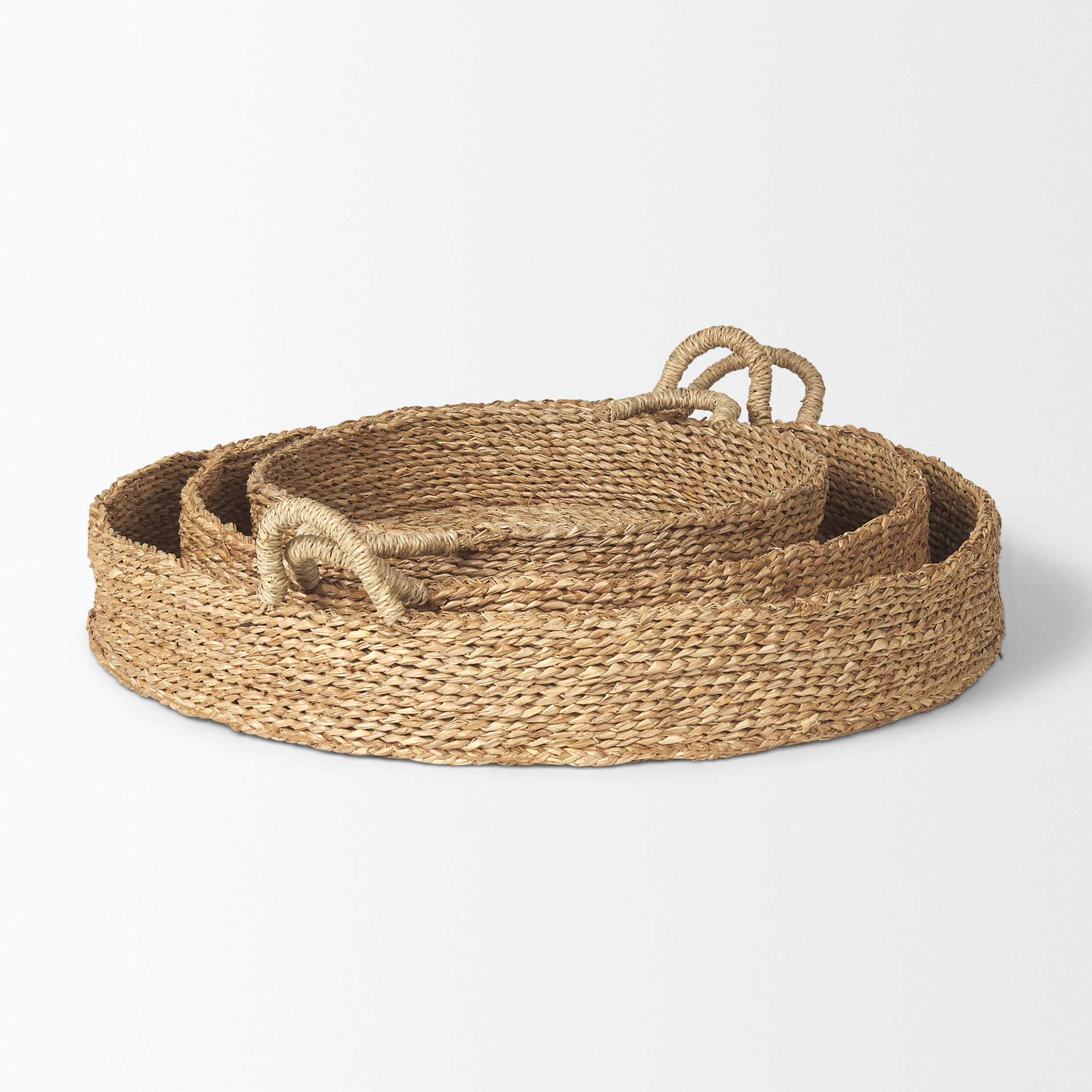 Mercana - Ulana Trays in Brown, Seagrass