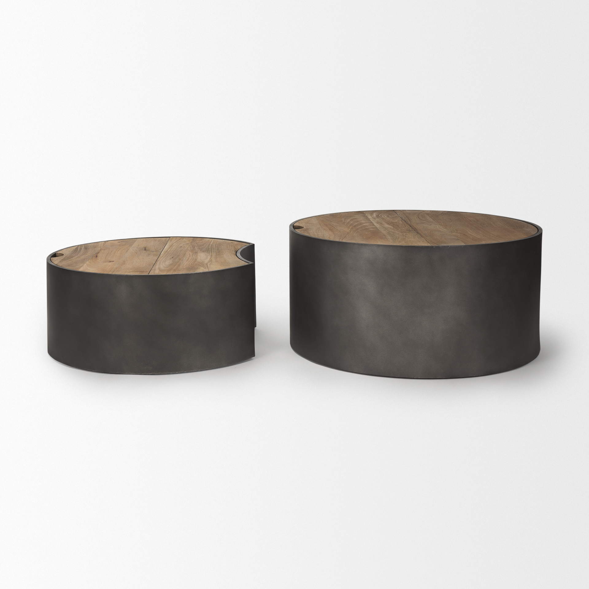Mercana Eclipse Coffee Table - Gray/Brown, Metal