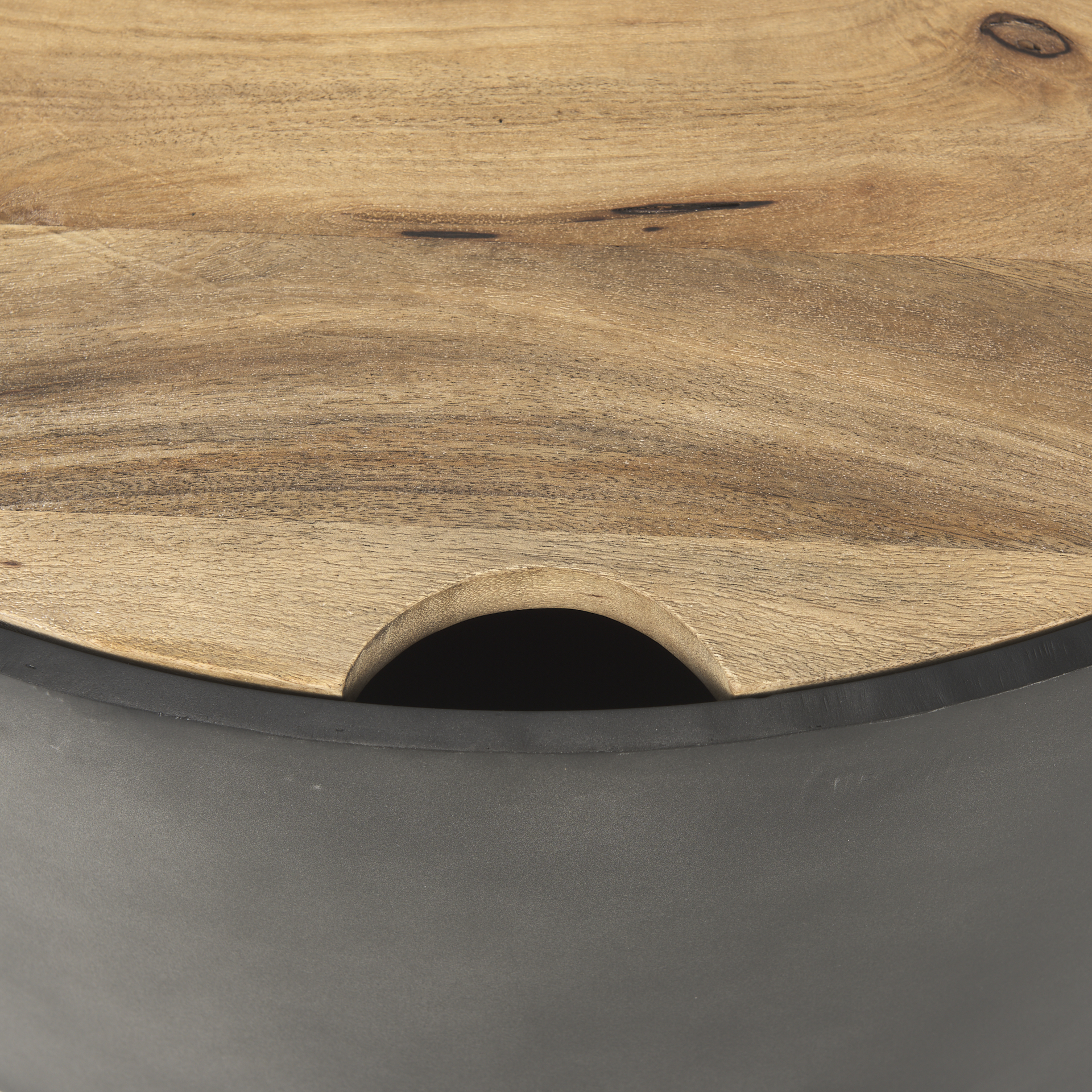 Mercana Eclipse Coffee Table - Gray/Brown, Metal