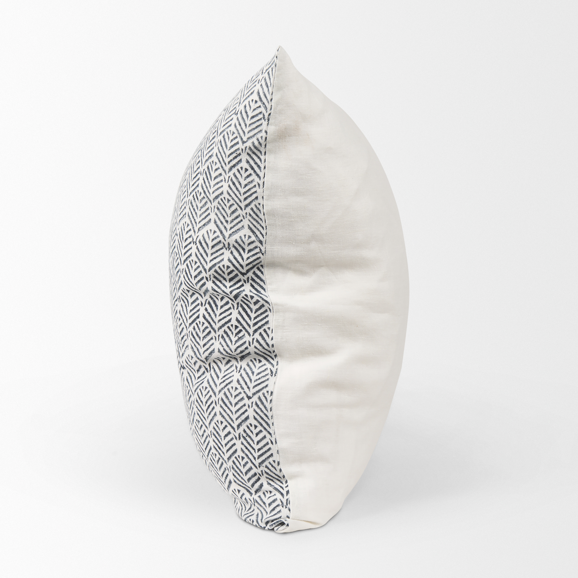 Mercana Jenelle Pillow Cover - Cream/Slate, 22x22