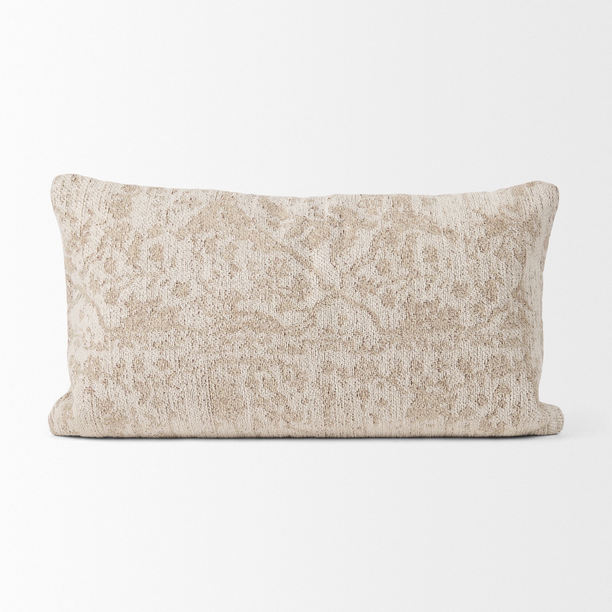 Mercana Khloe Lumbar Pillow Cover - Cream/Beige