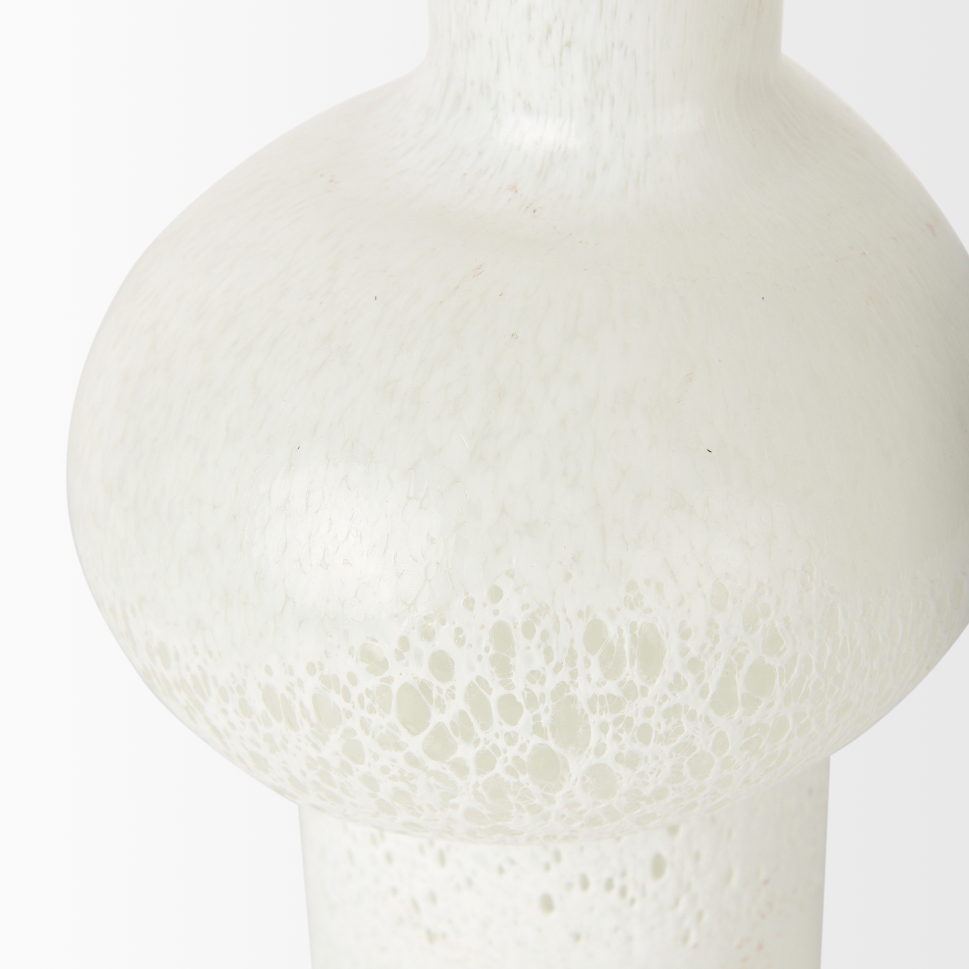Mercana Heket Tall Vase - White, Glass