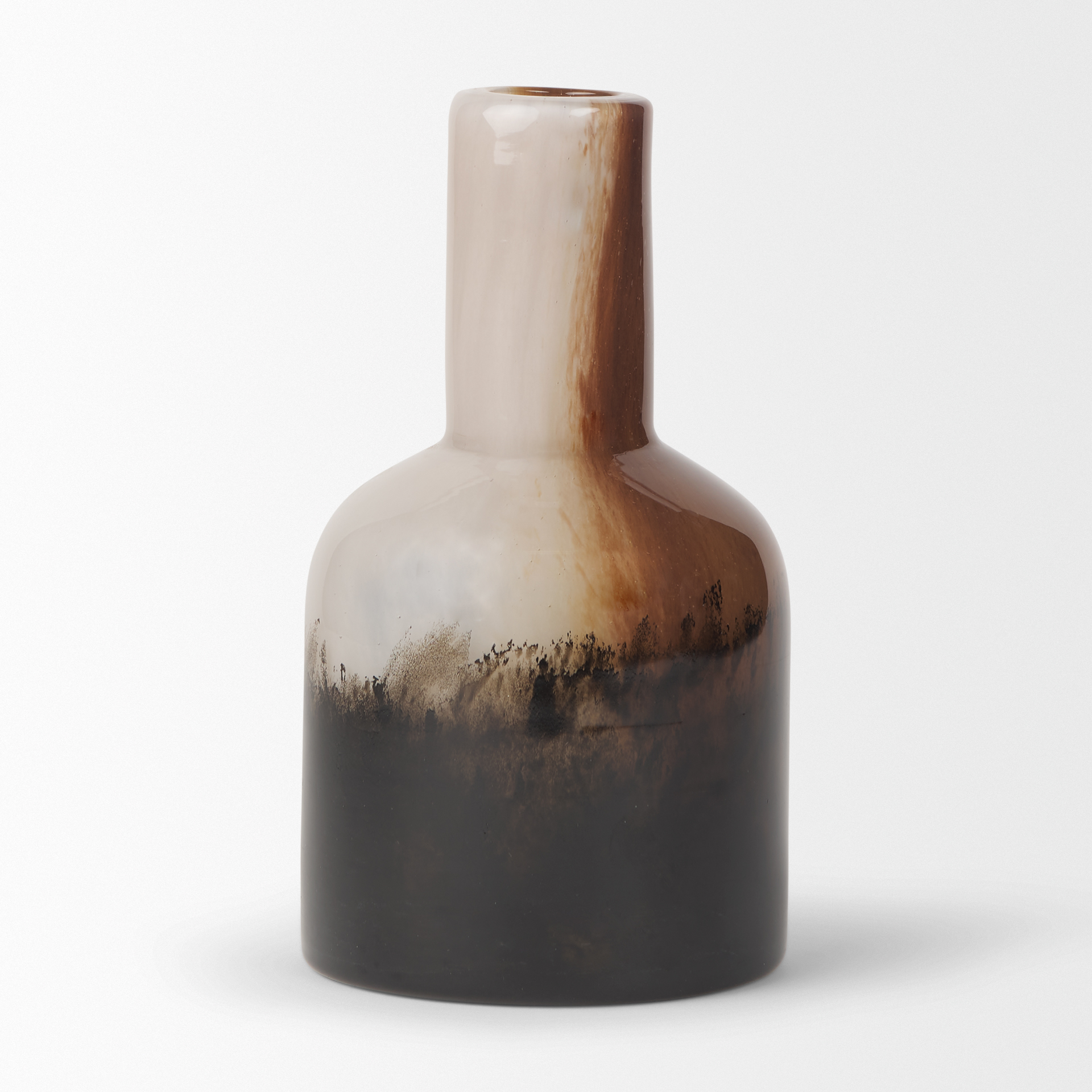 Mercana Marans Short Vase - Yellow, Glass