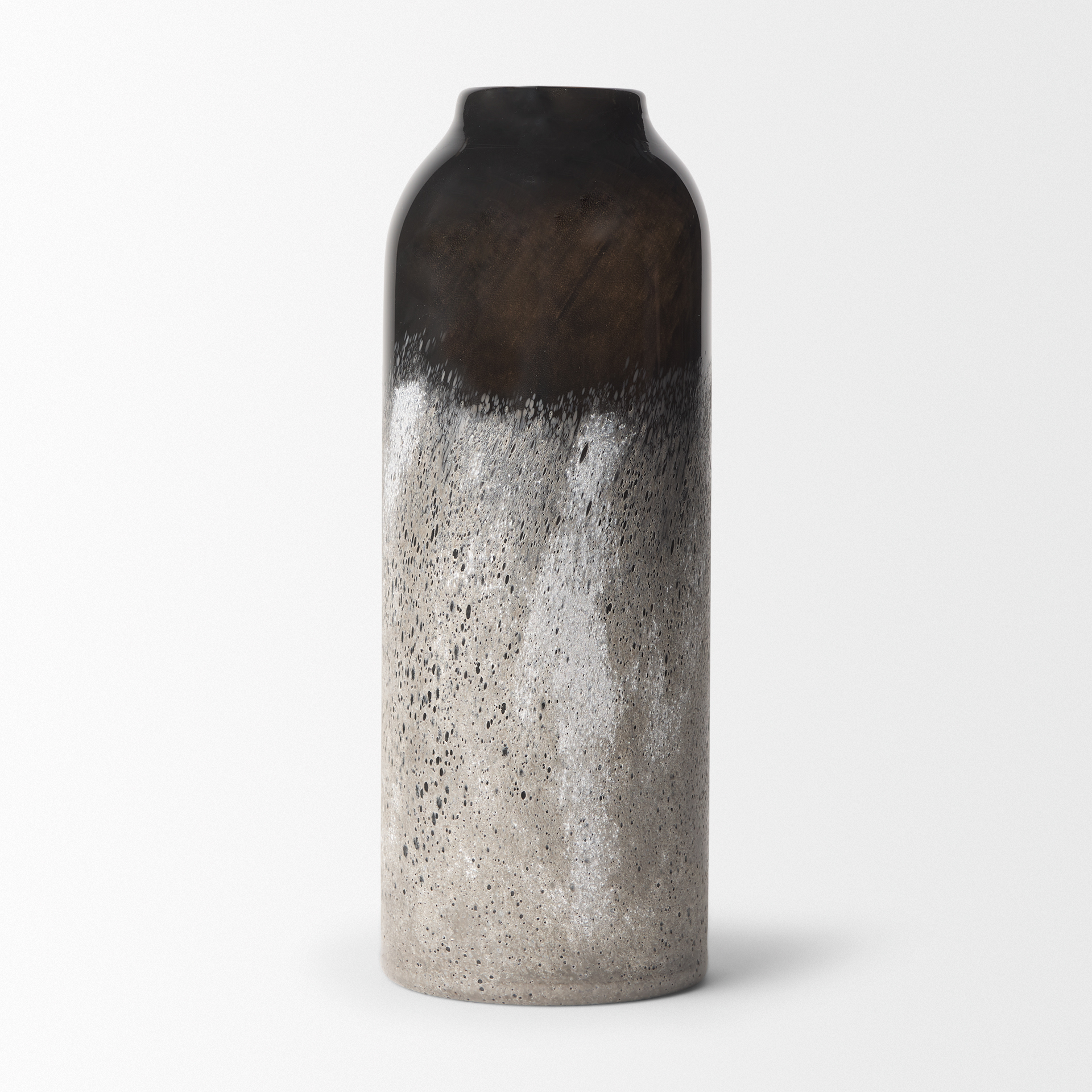 Mercana Emu Large Vase - Black, Glass