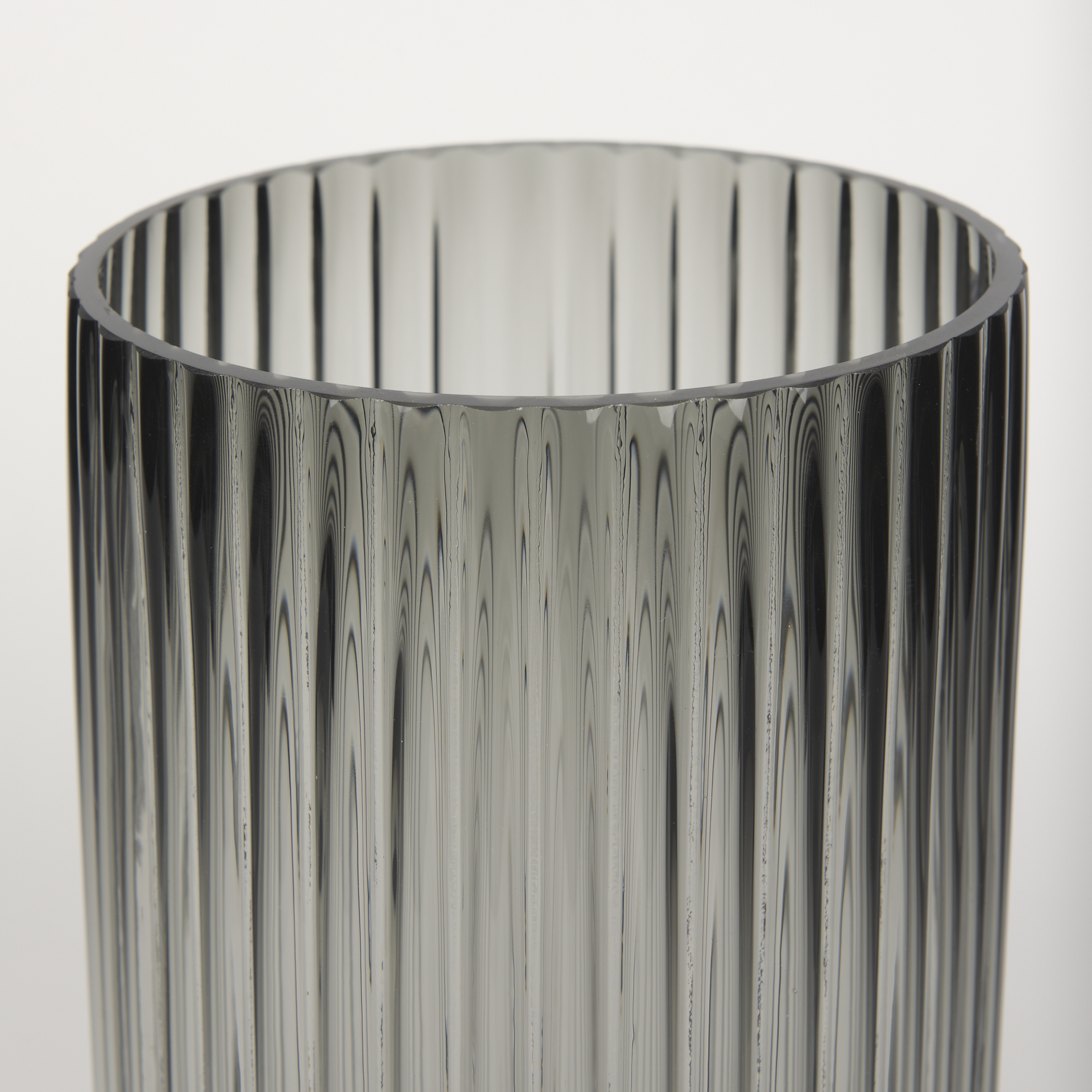 Mercana Dawn Tall Vase - Black, Glass