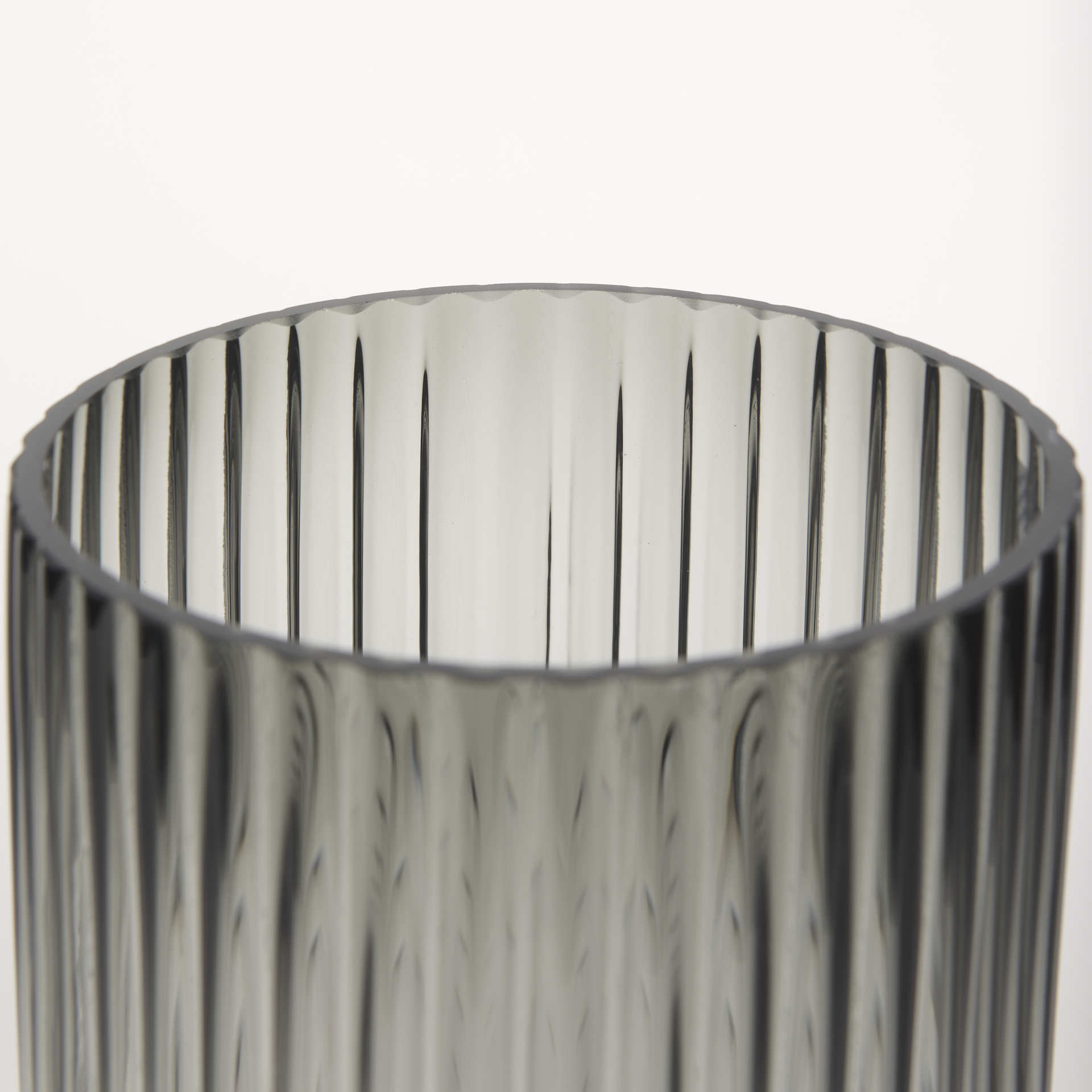Mercana Dawn Tall Vase - Black, Glass
