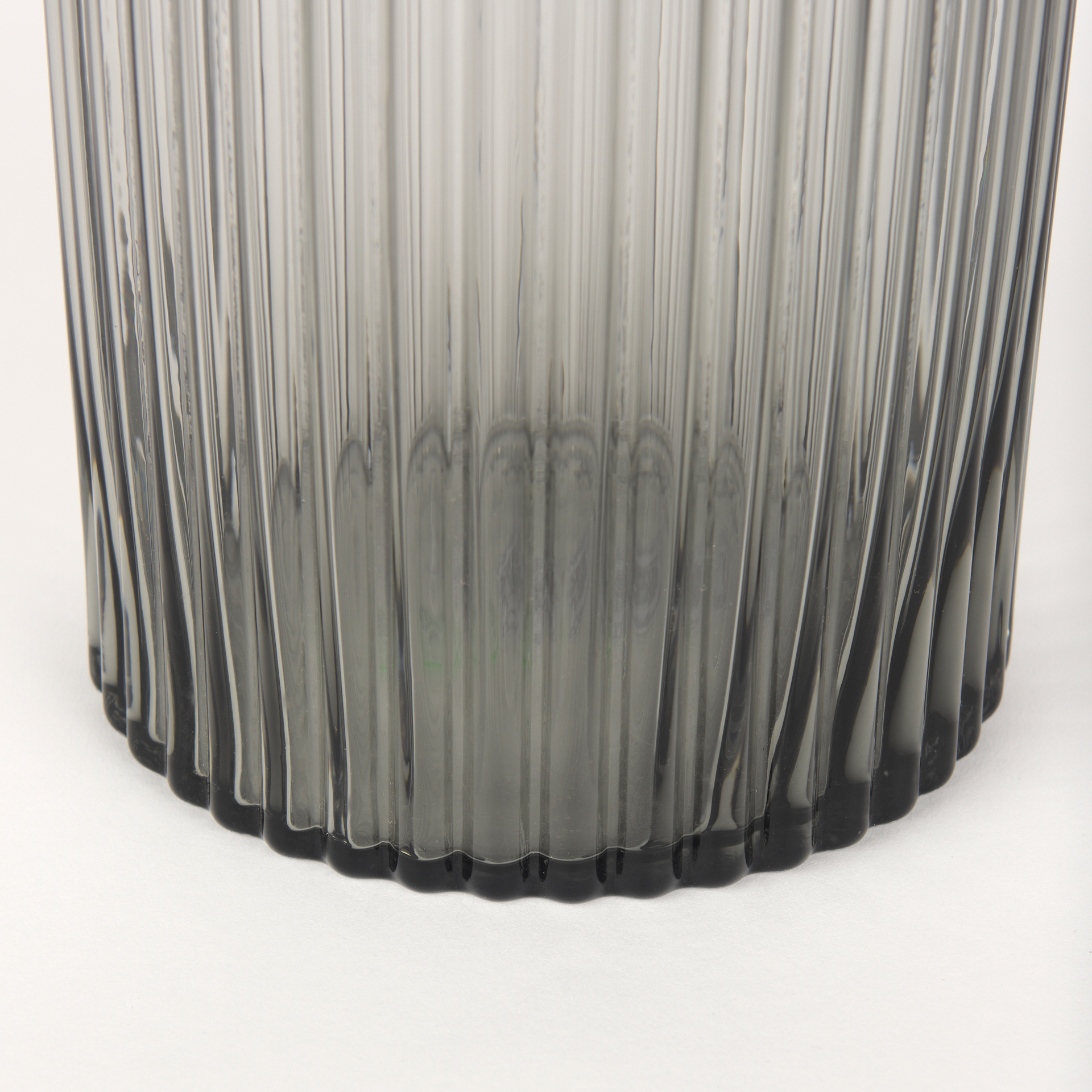 Mercana Dawn Tall Vase - Black, Glass