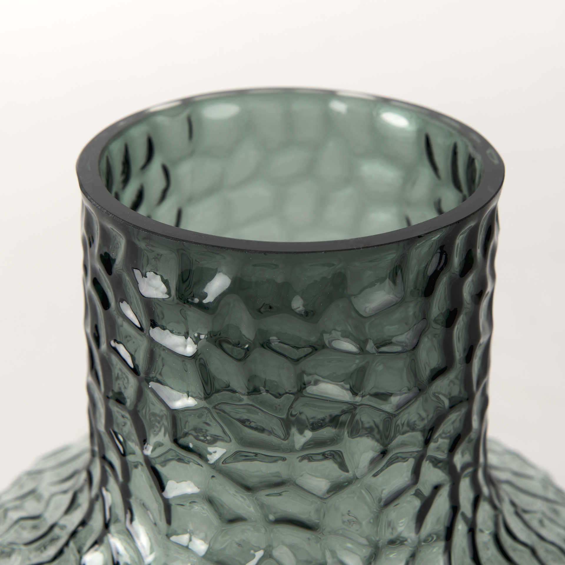 Mercana Jolene Short Vase - Green, Glass