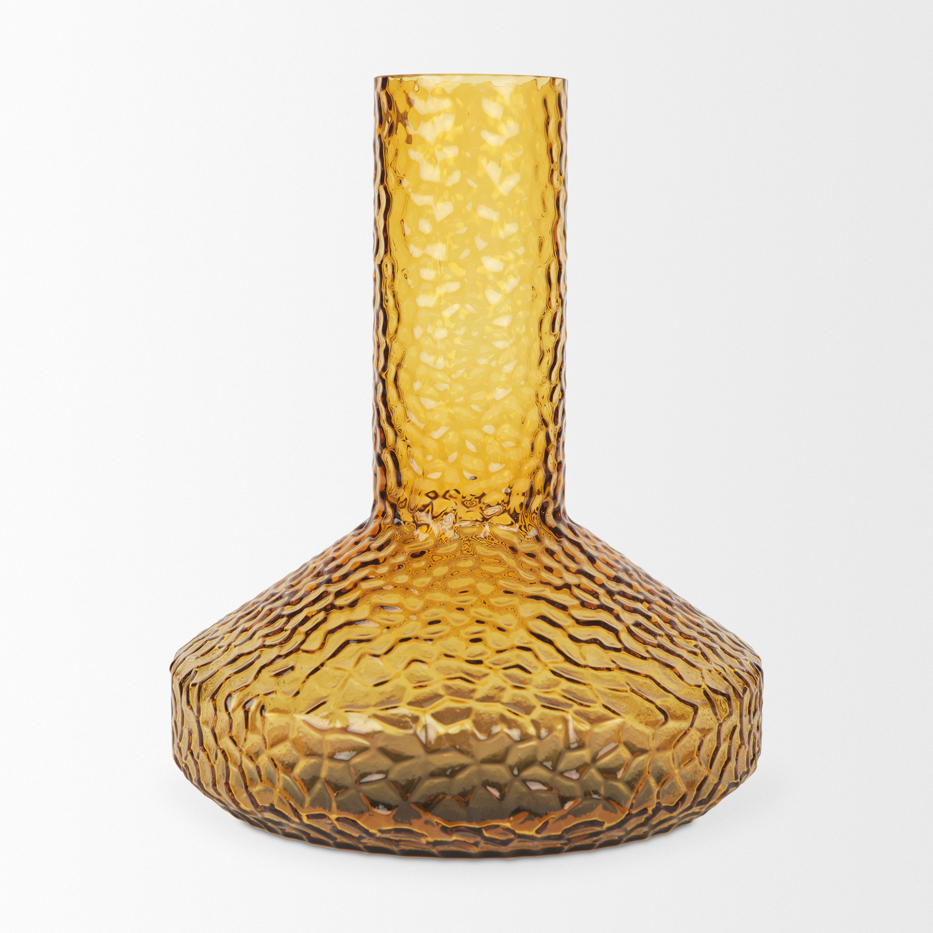 Mercana Jolene Tall Vase - Yellow, Glass