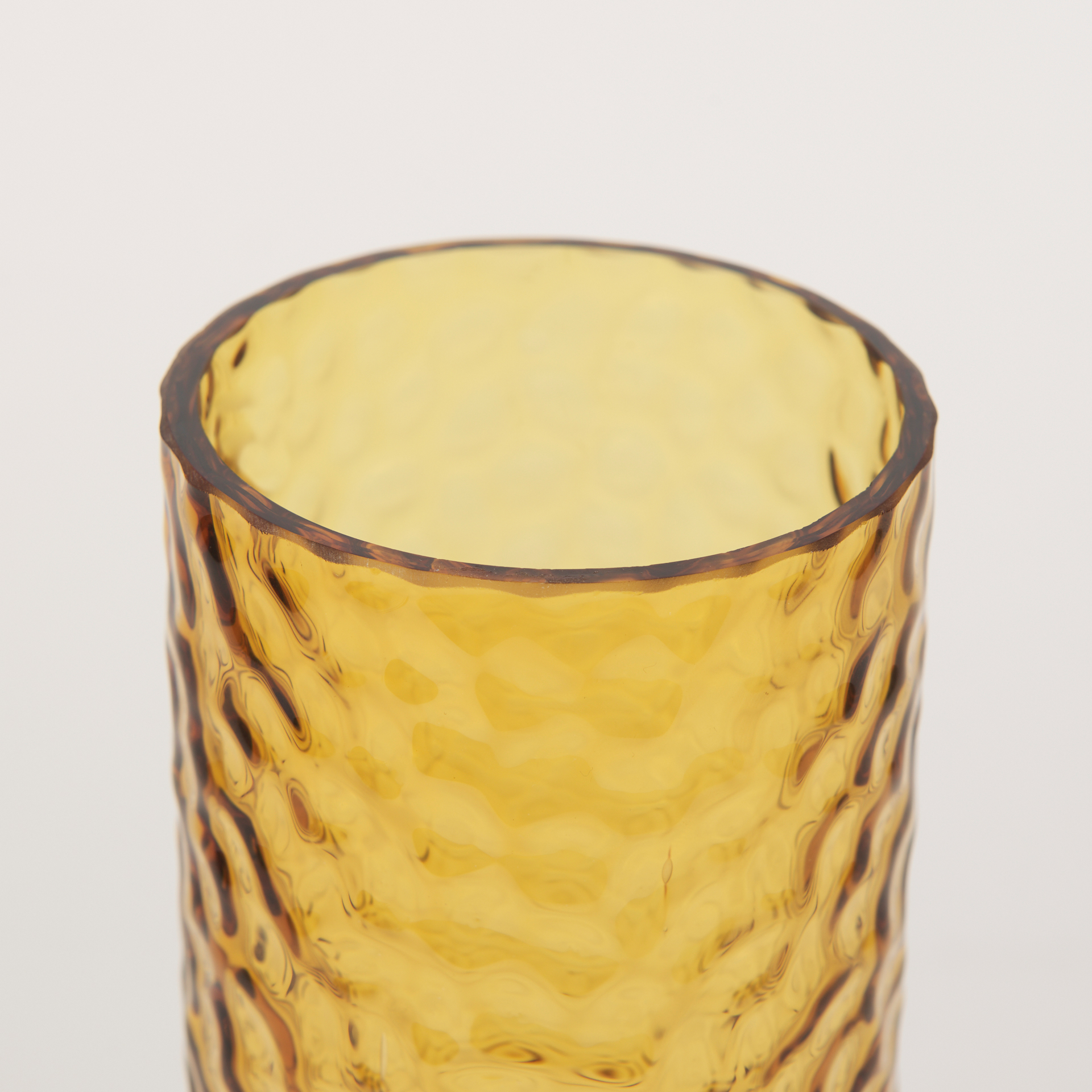 Mercana Jolene Tall Vase - Yellow, Glass