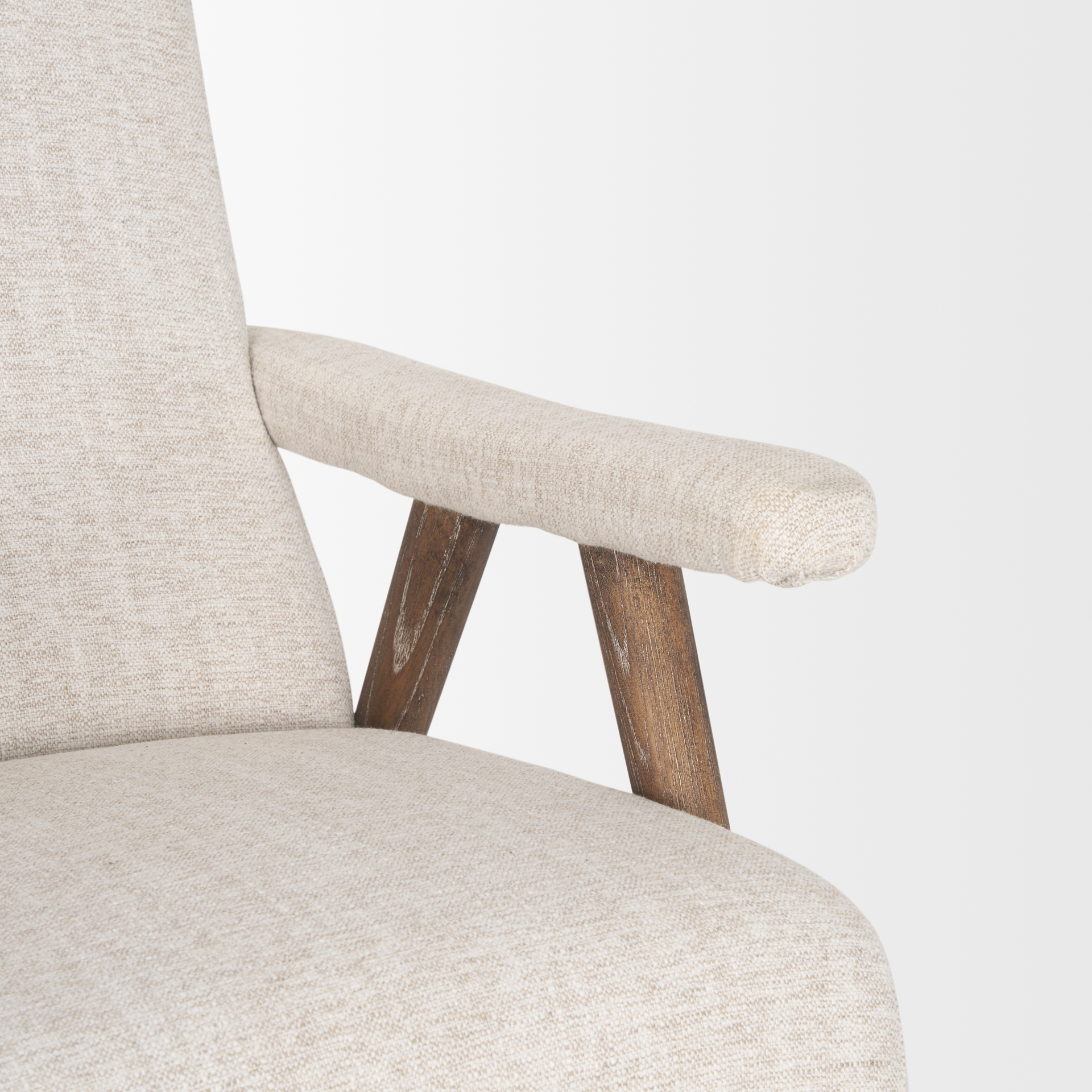 Mercana - Nico Accent Chair in Brown, Fabric