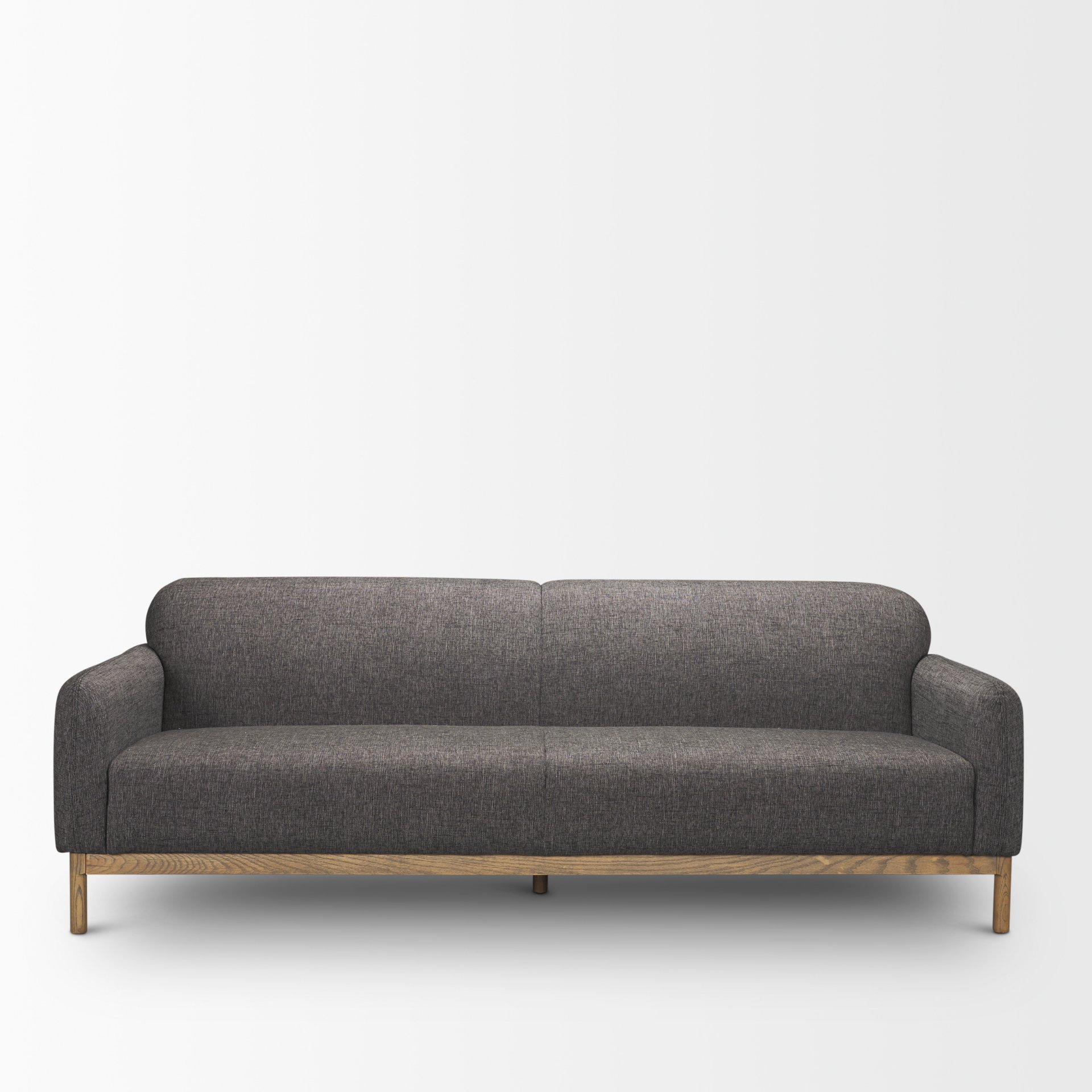 Mercana Hale Sofa - Brown/Gray, Polyester Blend