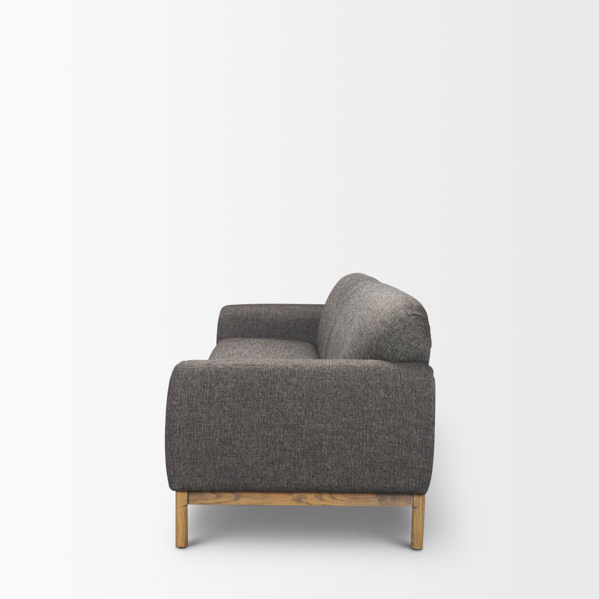 Mercana Hale Sofa - Brown/Gray, Polyester Blend