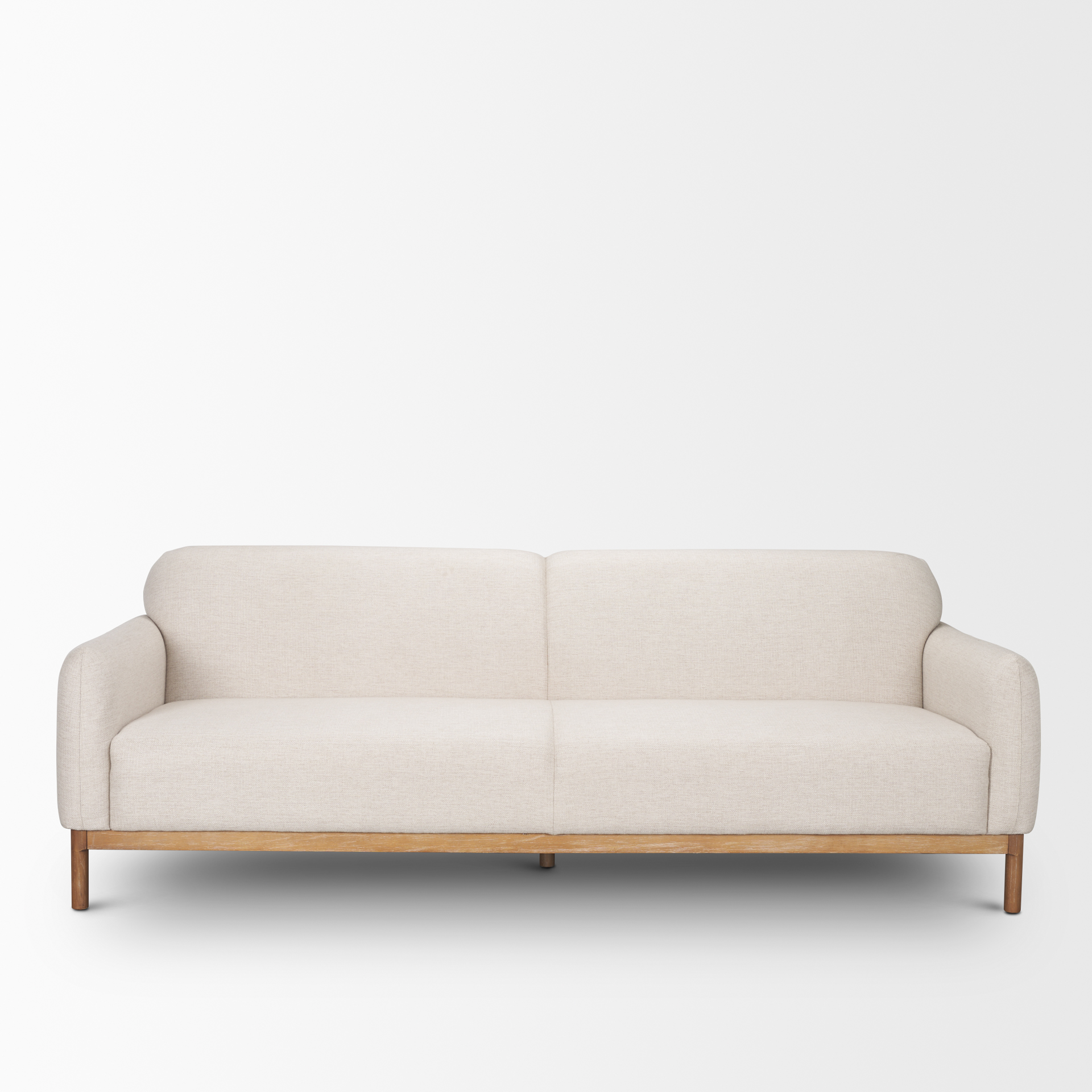 Mercana Hale Sofa - Cream, Wood