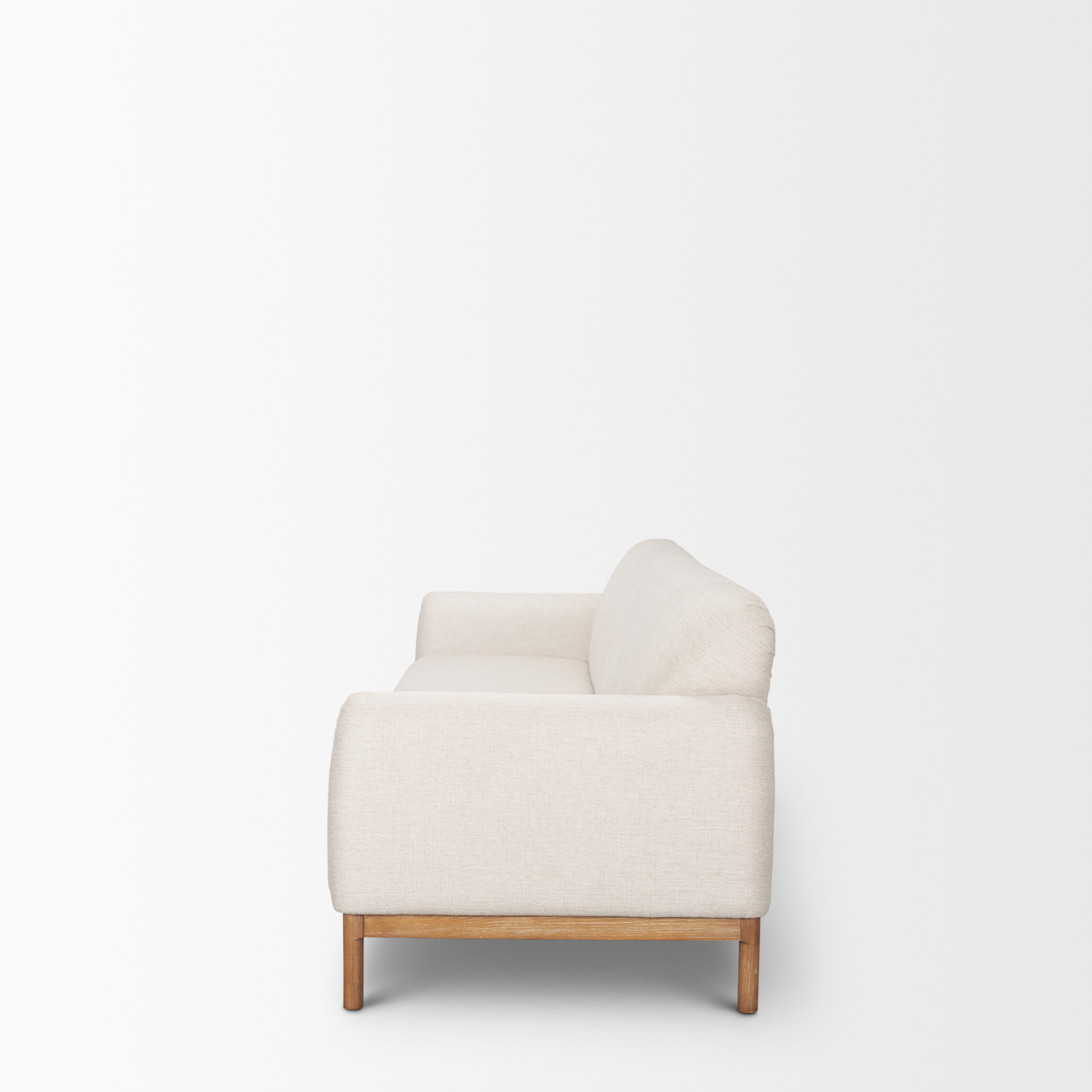 Mercana Hale Sofa - Cream, Wood
