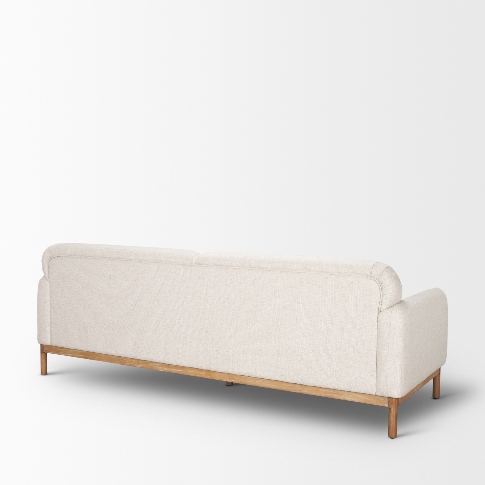 Mercana Hale Sofa - Cream, Wood