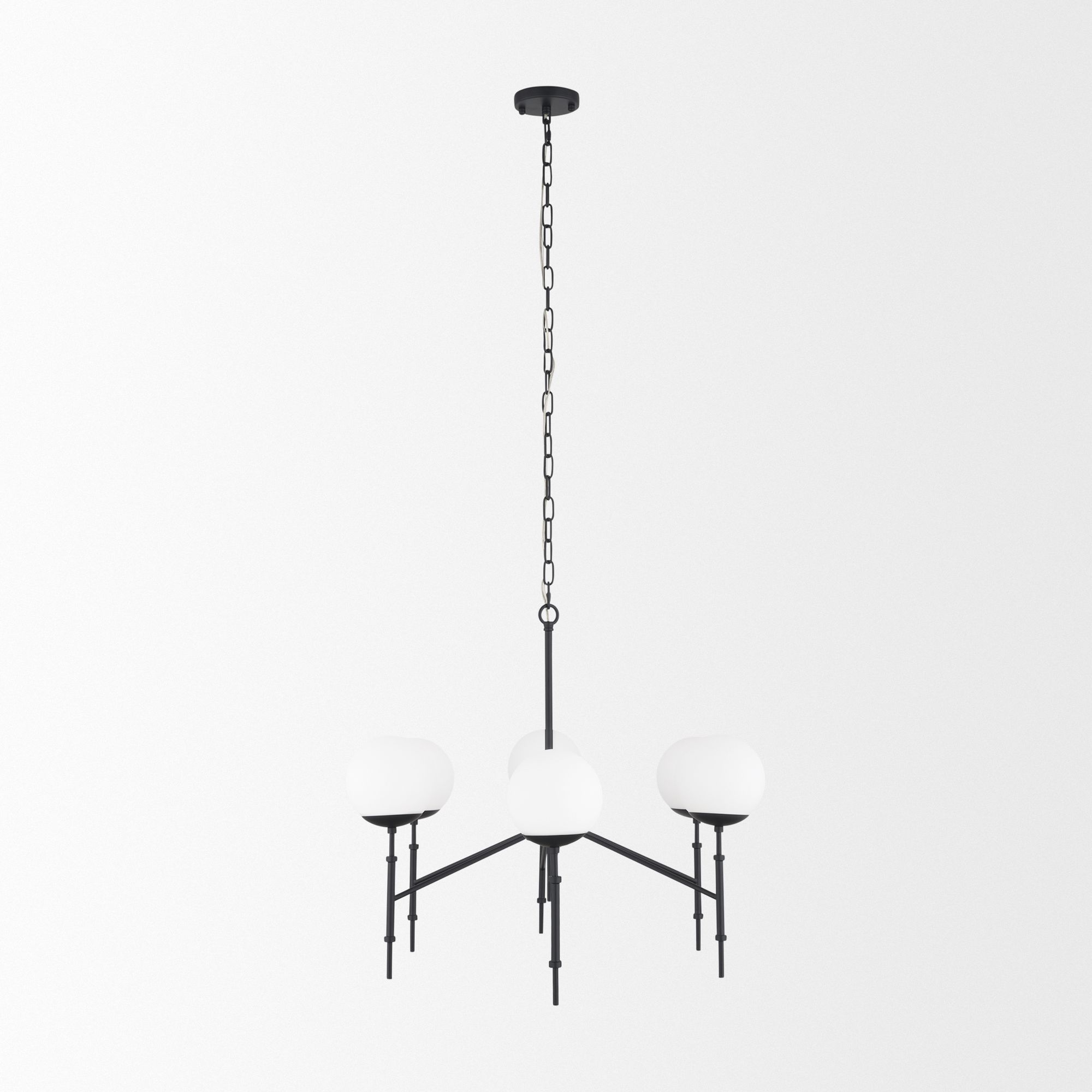 Mercana Edie 6 Light Chandelier - Black