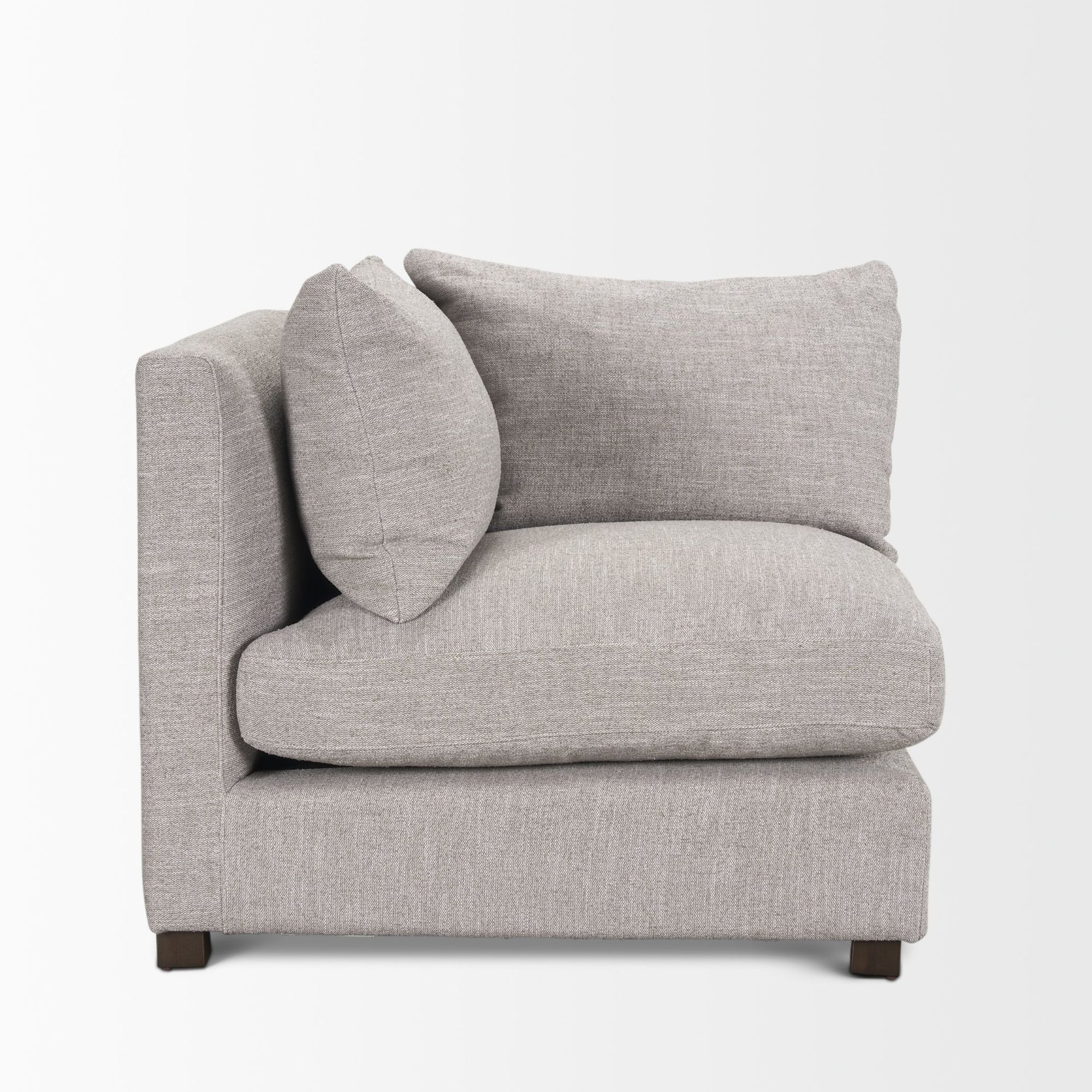 Mercana Halston Corner Sofa Elements - Light Gray, Performance Fabric