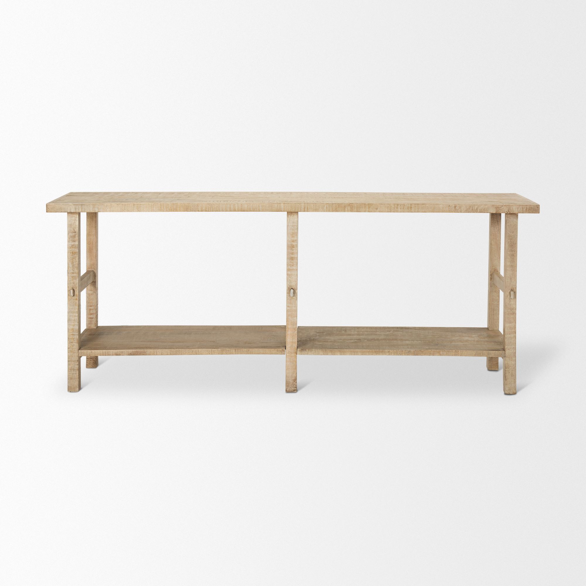 Mercana Rosie Large Console Table - Blonde, Wood