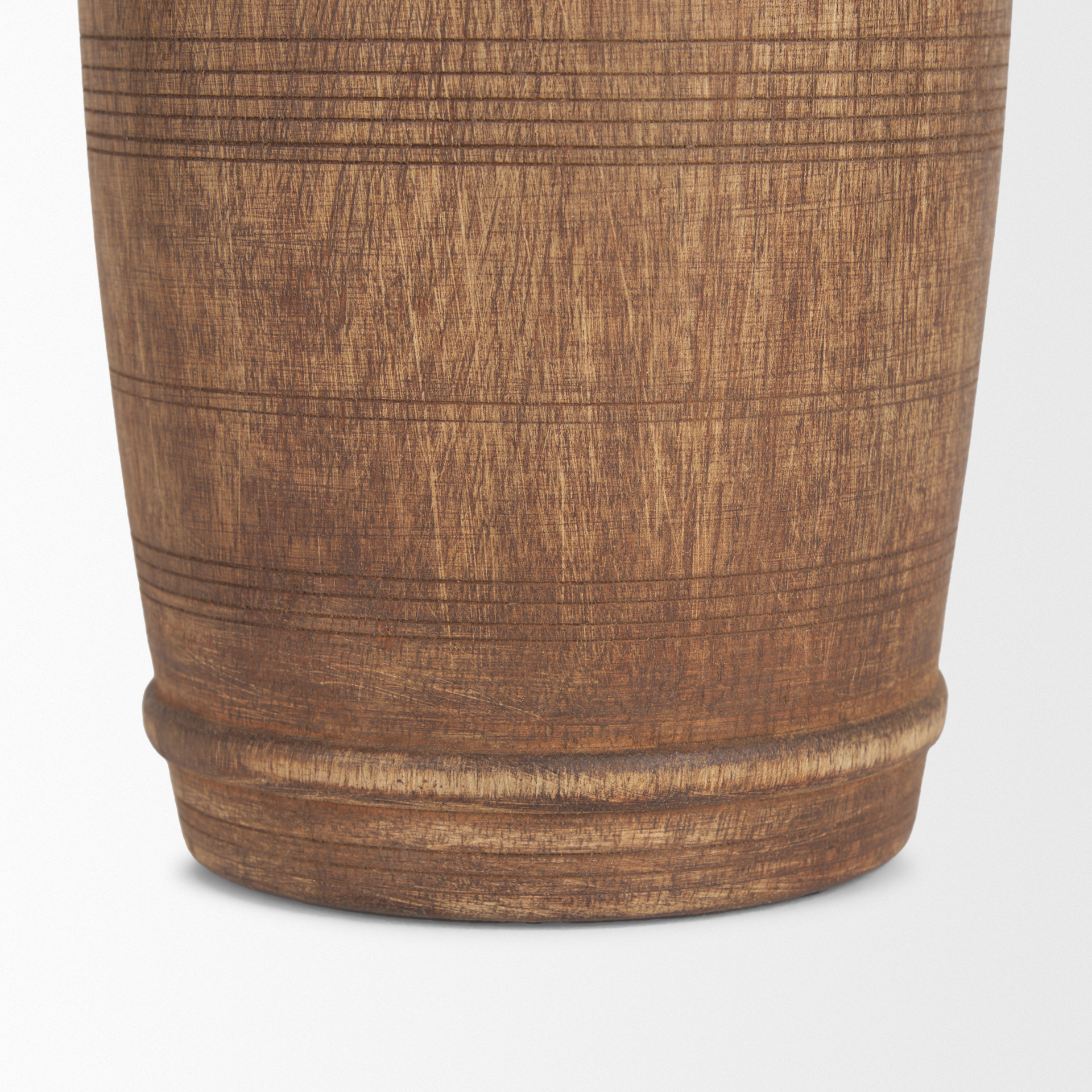 Mercana Porta Small Pot - Brown, Wood