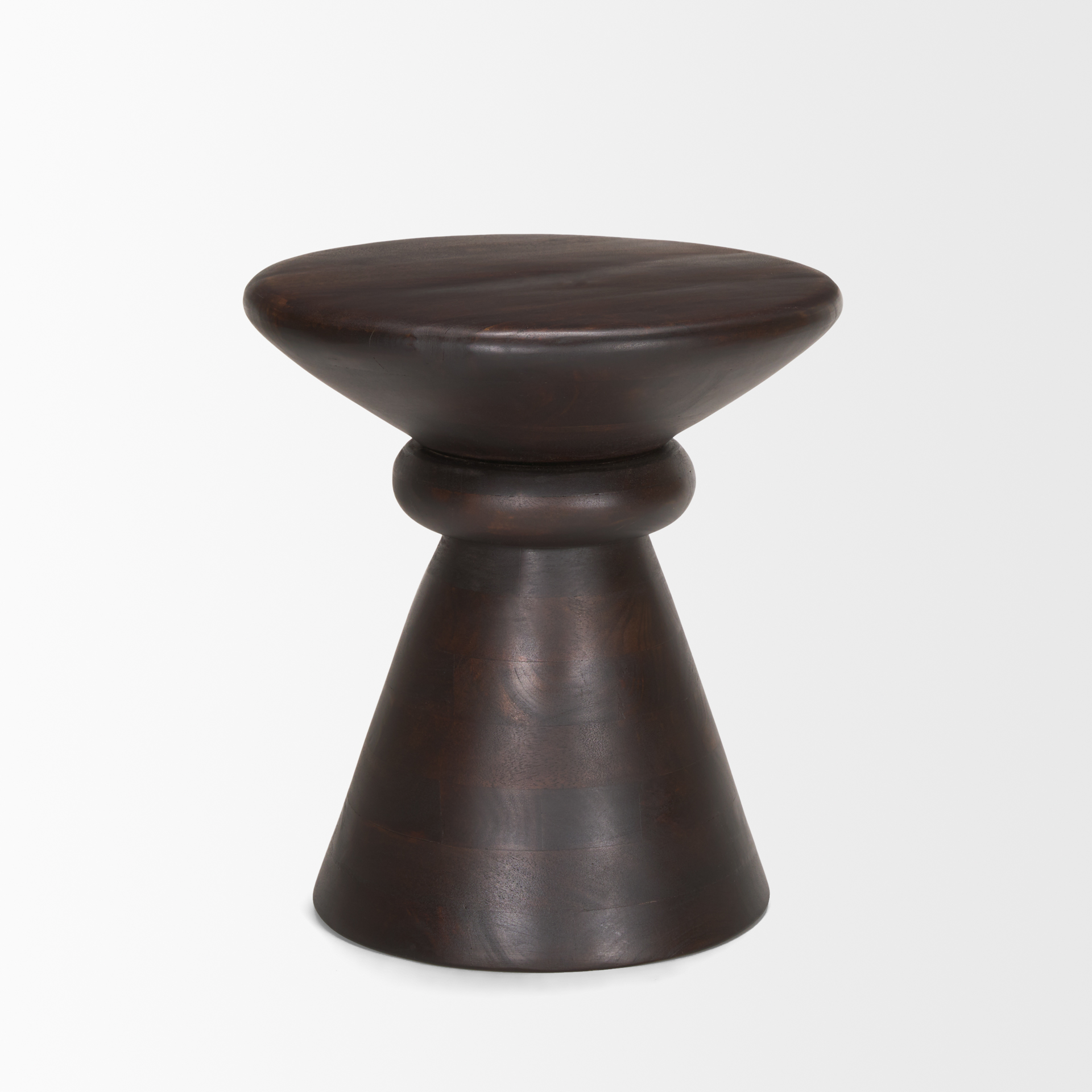 Mercana - Palmera Accent Table in Brown, Solid Wood