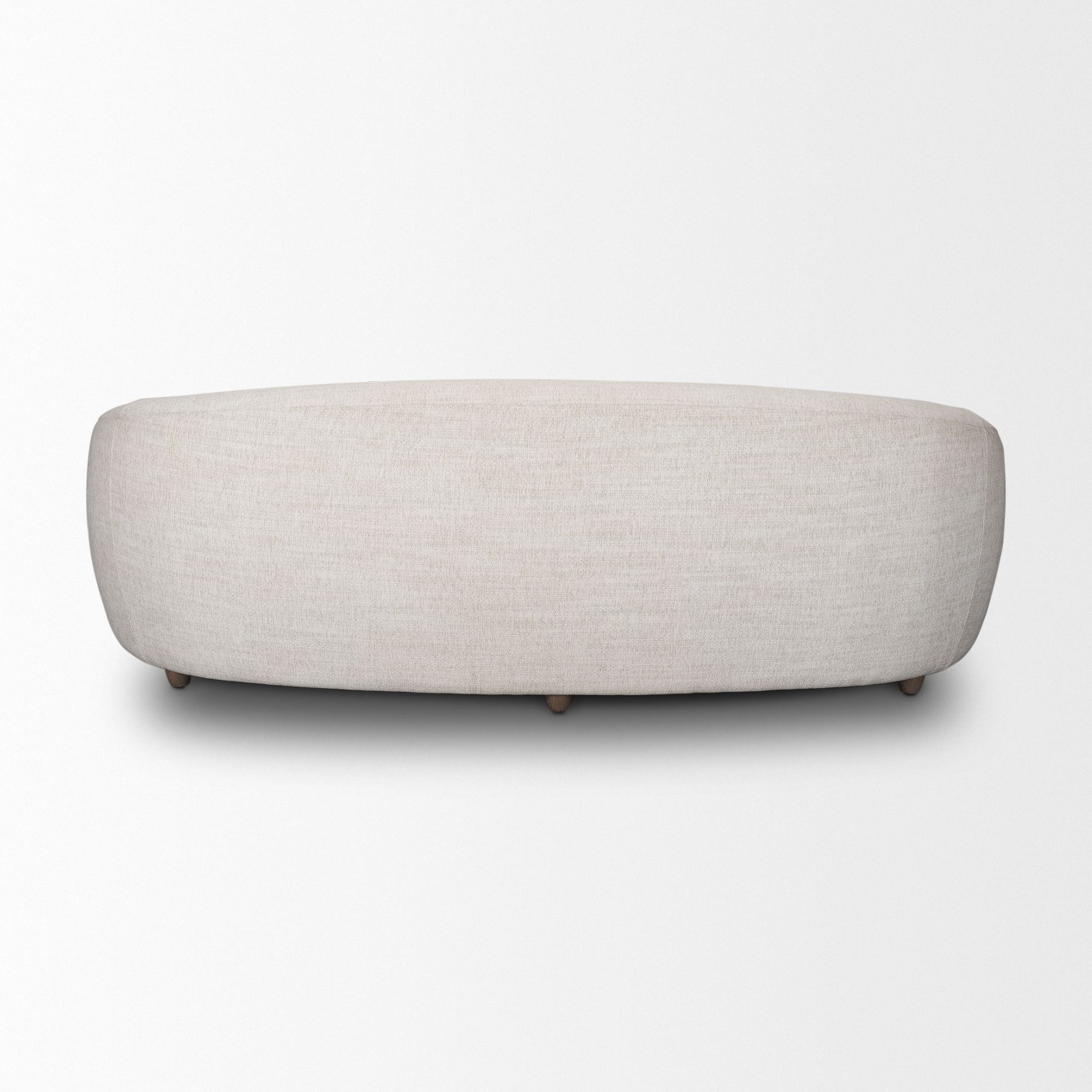 Mercana - Valentina Curved Sofa in Oatmeal