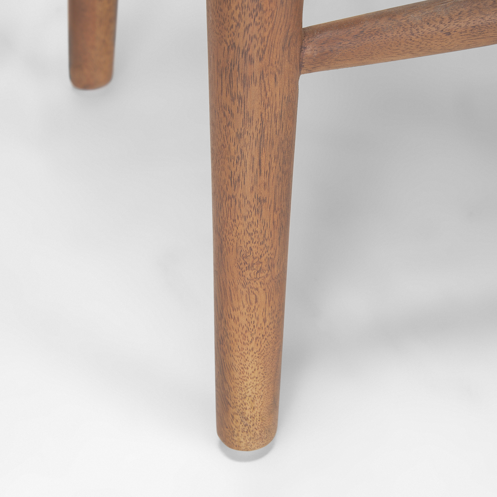 Mercana Ernest Wood Seat Bar/Counter Stool - Brown, H26"