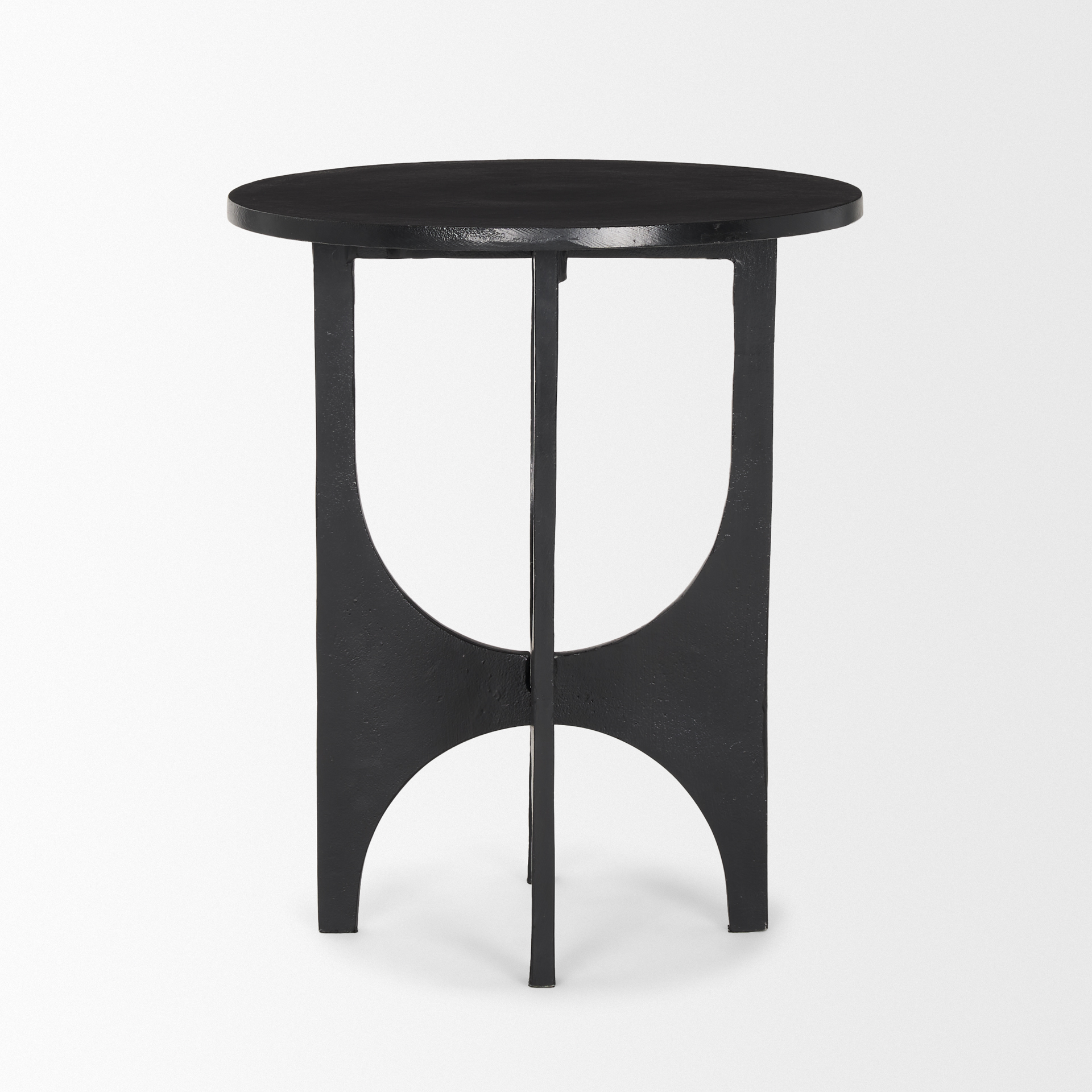 Mercana - Sobi Accent Table in Black, Metal